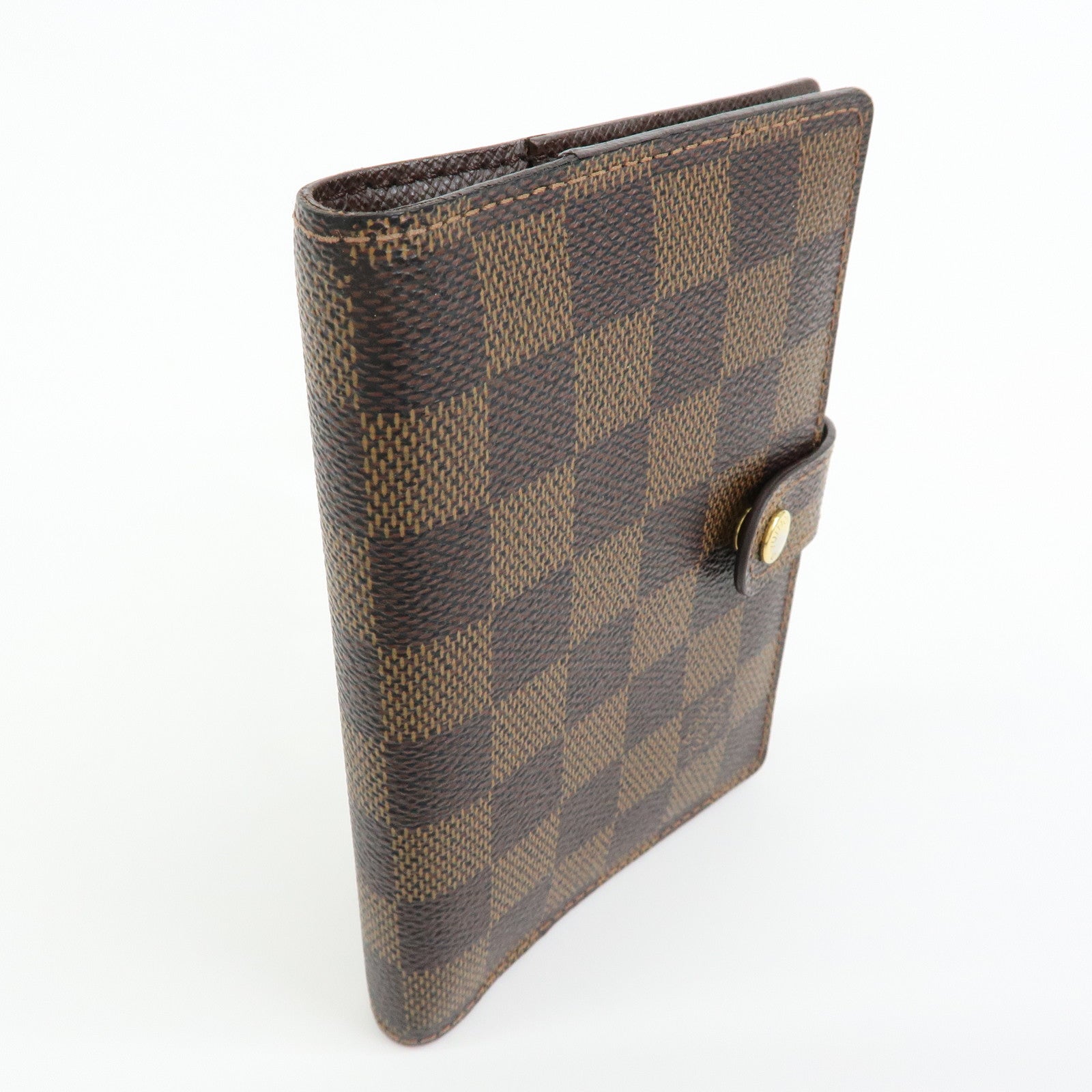 Louis Vuitton Damier Agenda PM Planner Cover Brown R20700