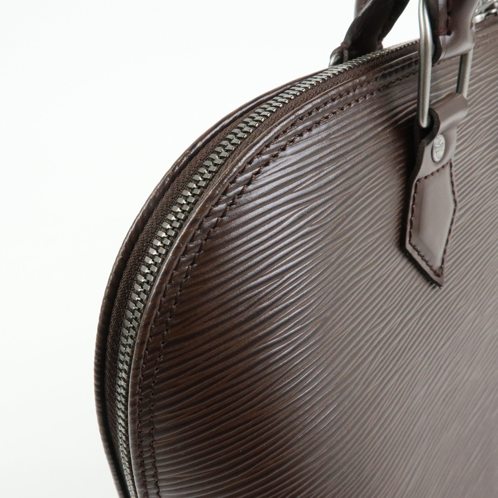 Louis Vuitton Epi Leather Alma Hand Bag Mocha M5214D