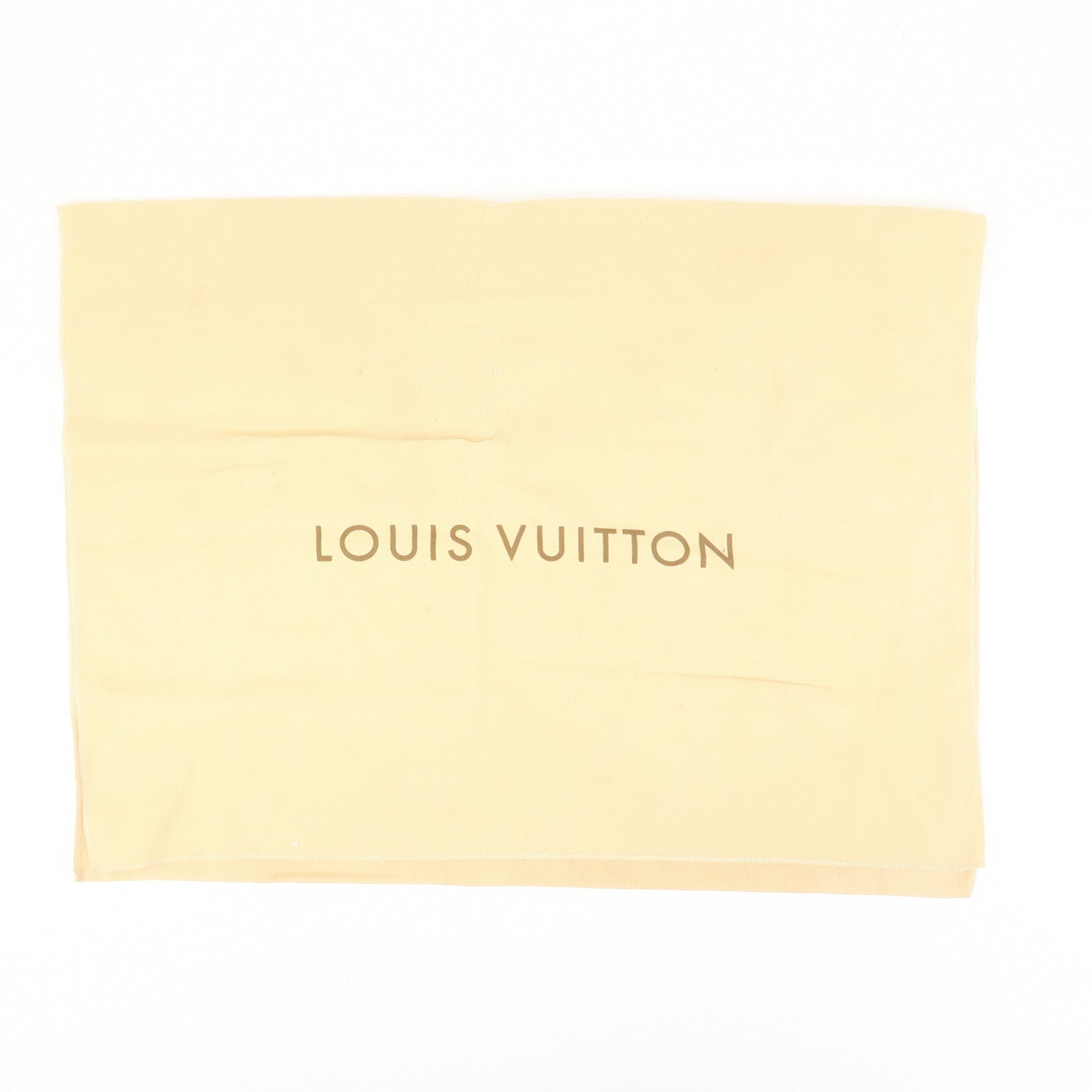 Louis Vuitton Set Of 10 Dust Bag Storage Bag Flap Style Beige