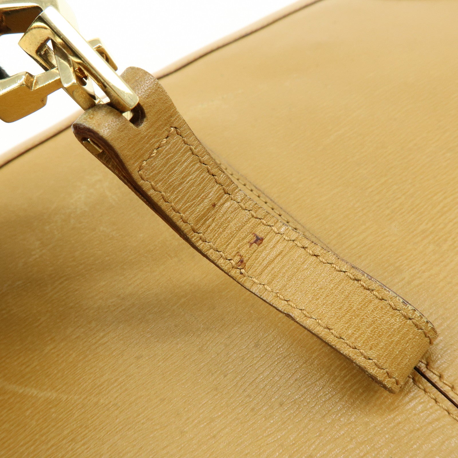 GUCCI Bamboo Jackie Leather Shoulder Hand Bag Brown 001.4060.002058
