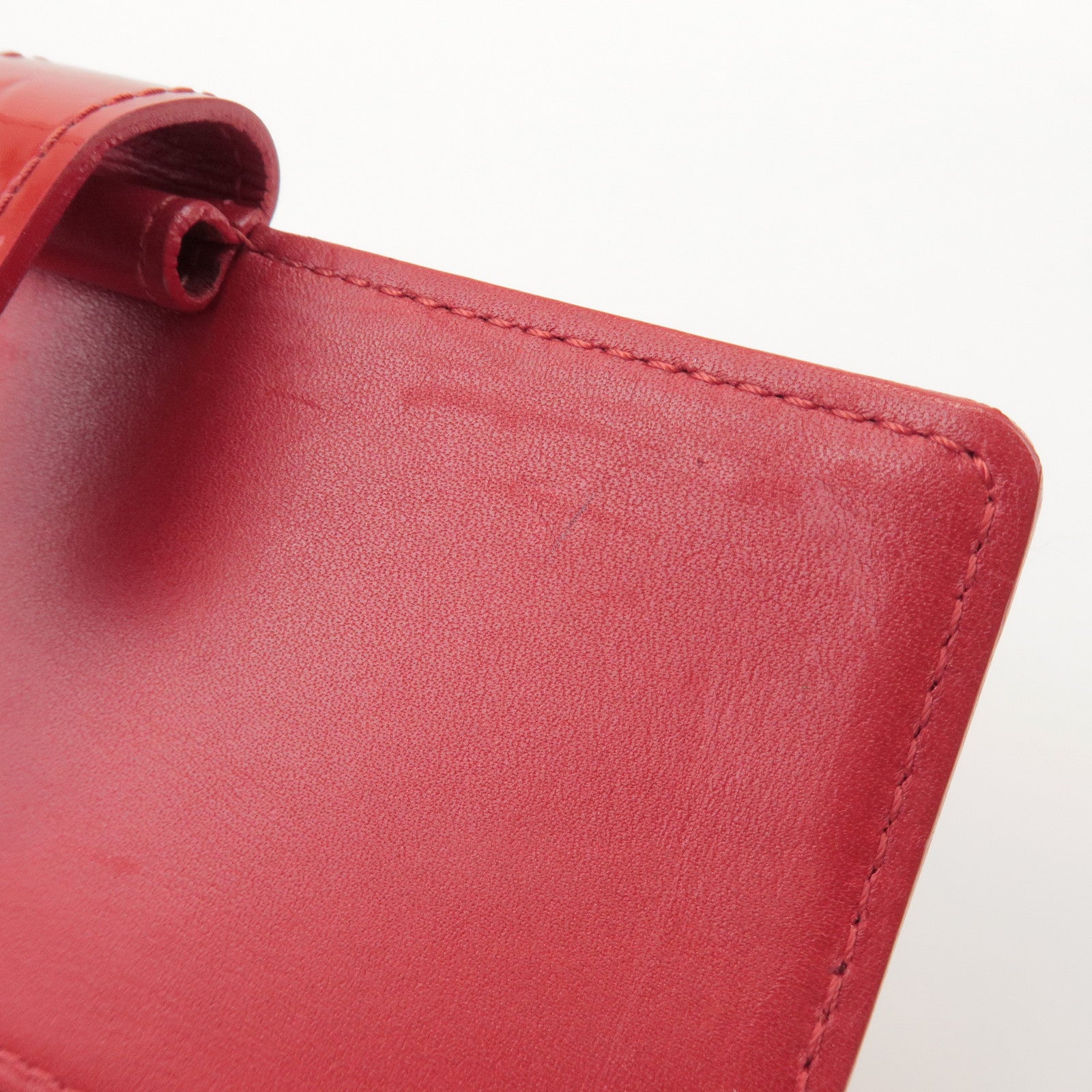 Louis Vuitton Monogram Vernis Agenda PM Pomme d'Amour Red R21016