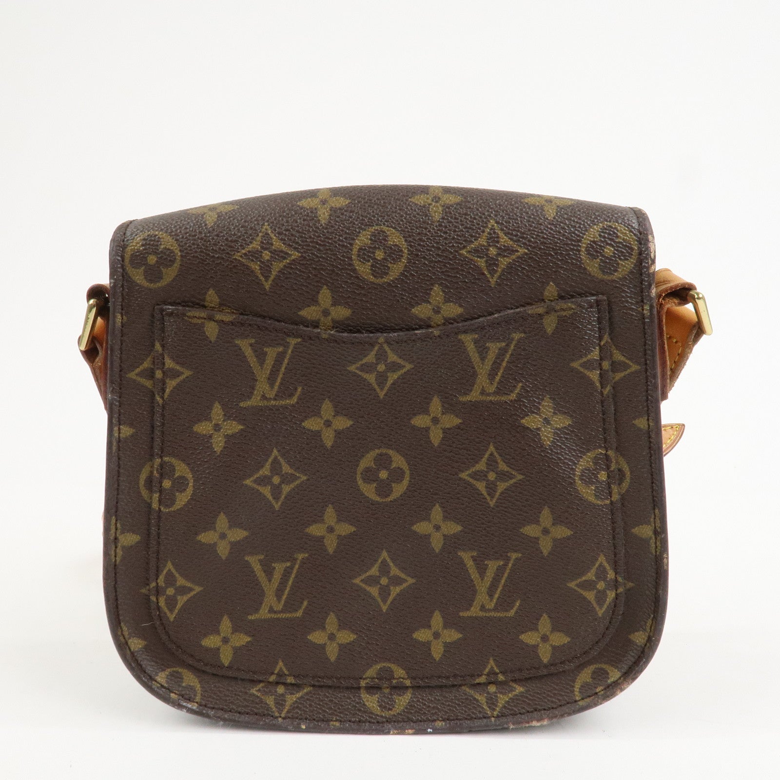 Louis Vuitton Monogram Saint Cloud MM Shoulder Bag Brown M51243