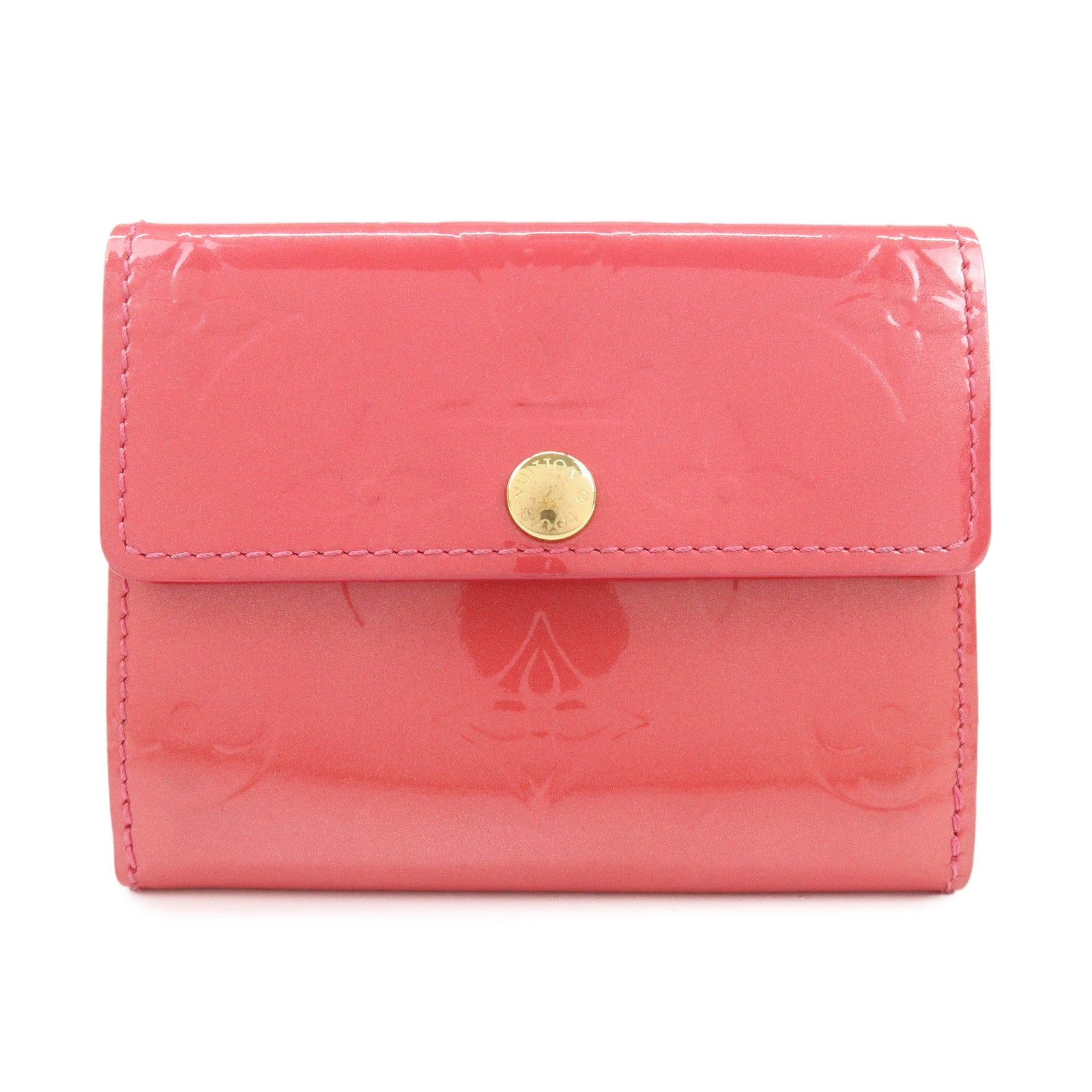 Louis Vuitton Monogram Vernis Ludlow Bi-fold Compact Wallet M9143F