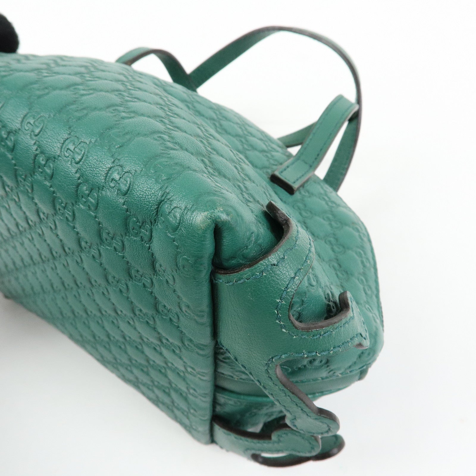 GUCCI Children’s Microguccissima Leather Hand Bag Frog Motif 340620