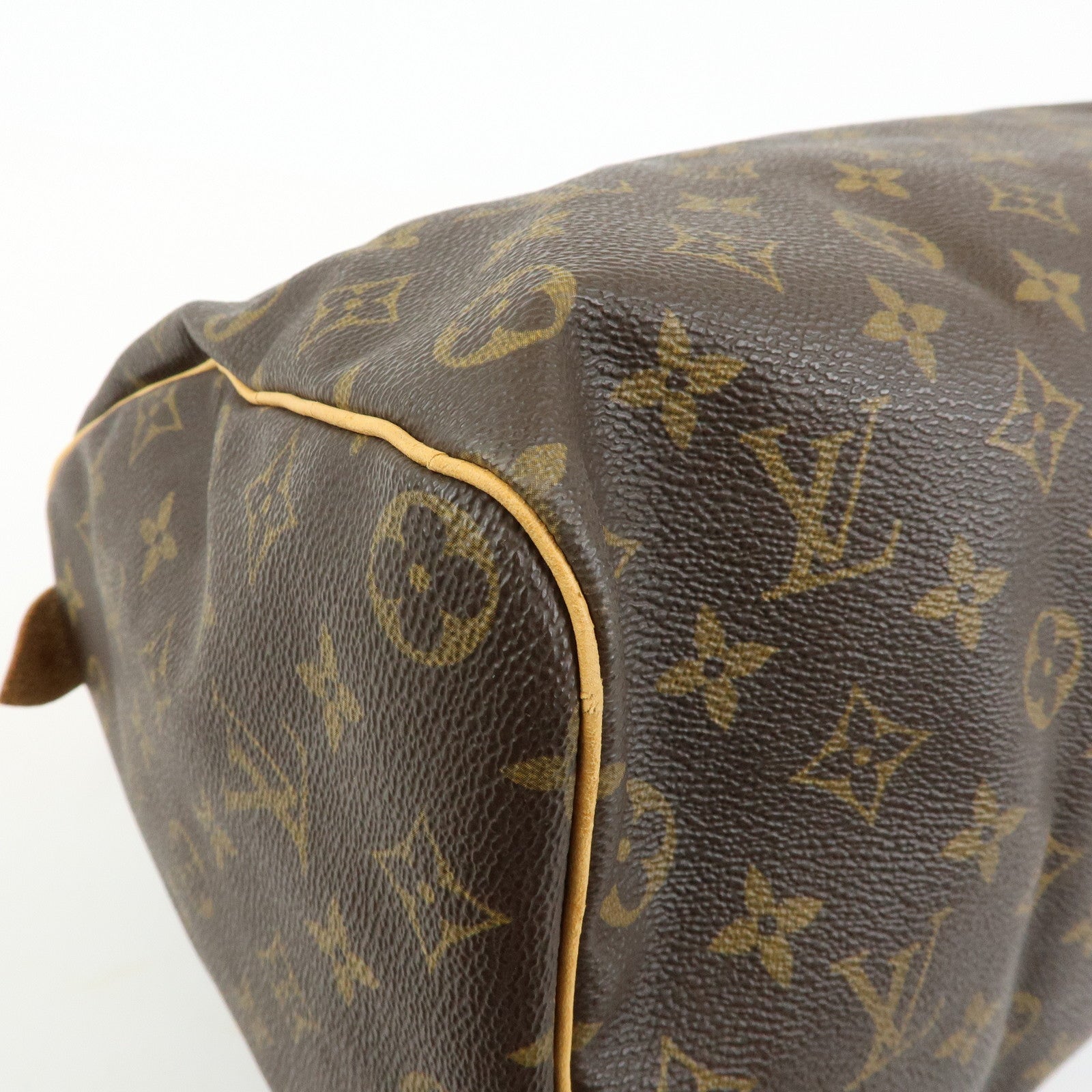 Louis Vuitton Monogram Speedy 35 Boston Bag Hand Bag Brown M41524