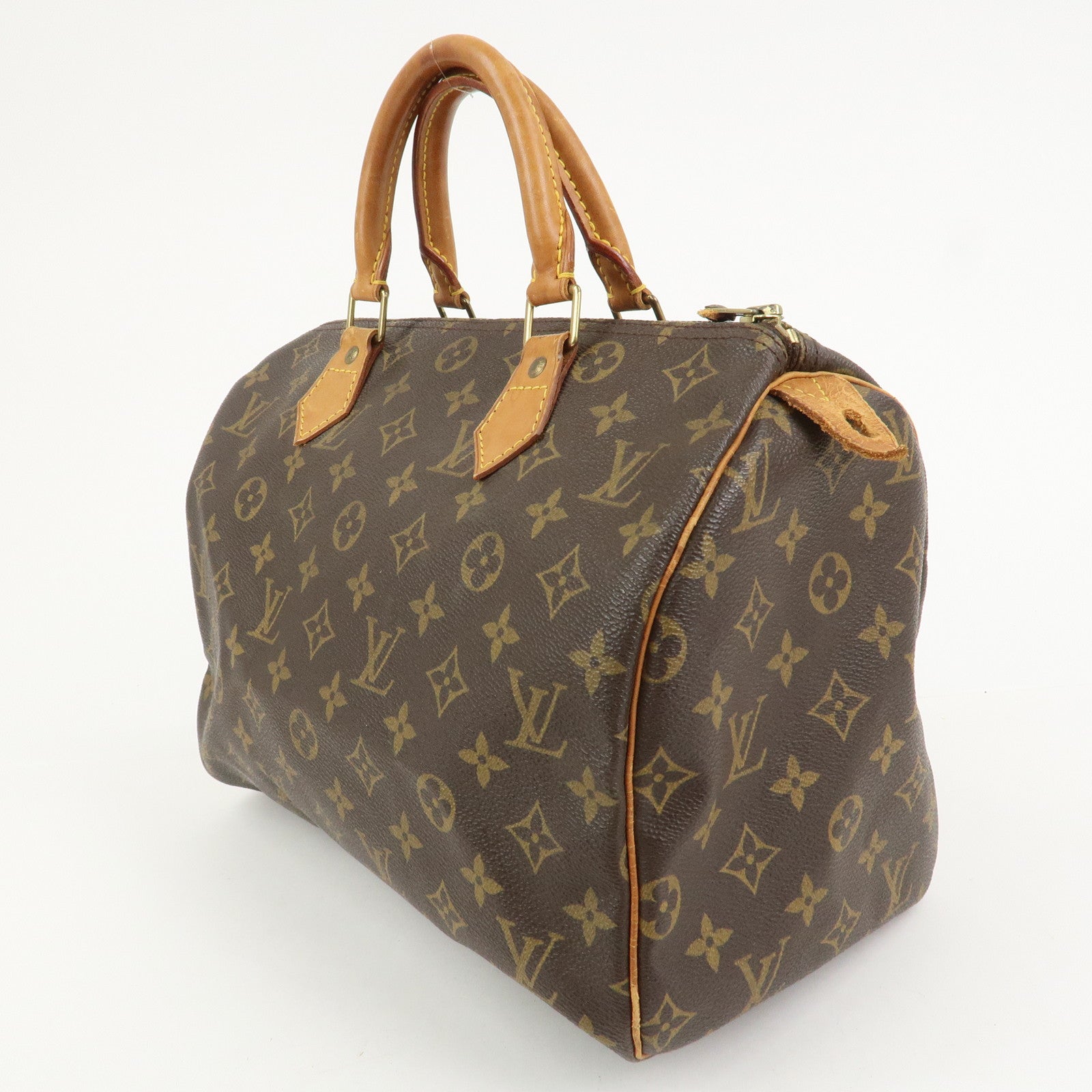 Louis Vuitton Monogram Speedy 30 Boston Bag Hand Bag Brown M41526
