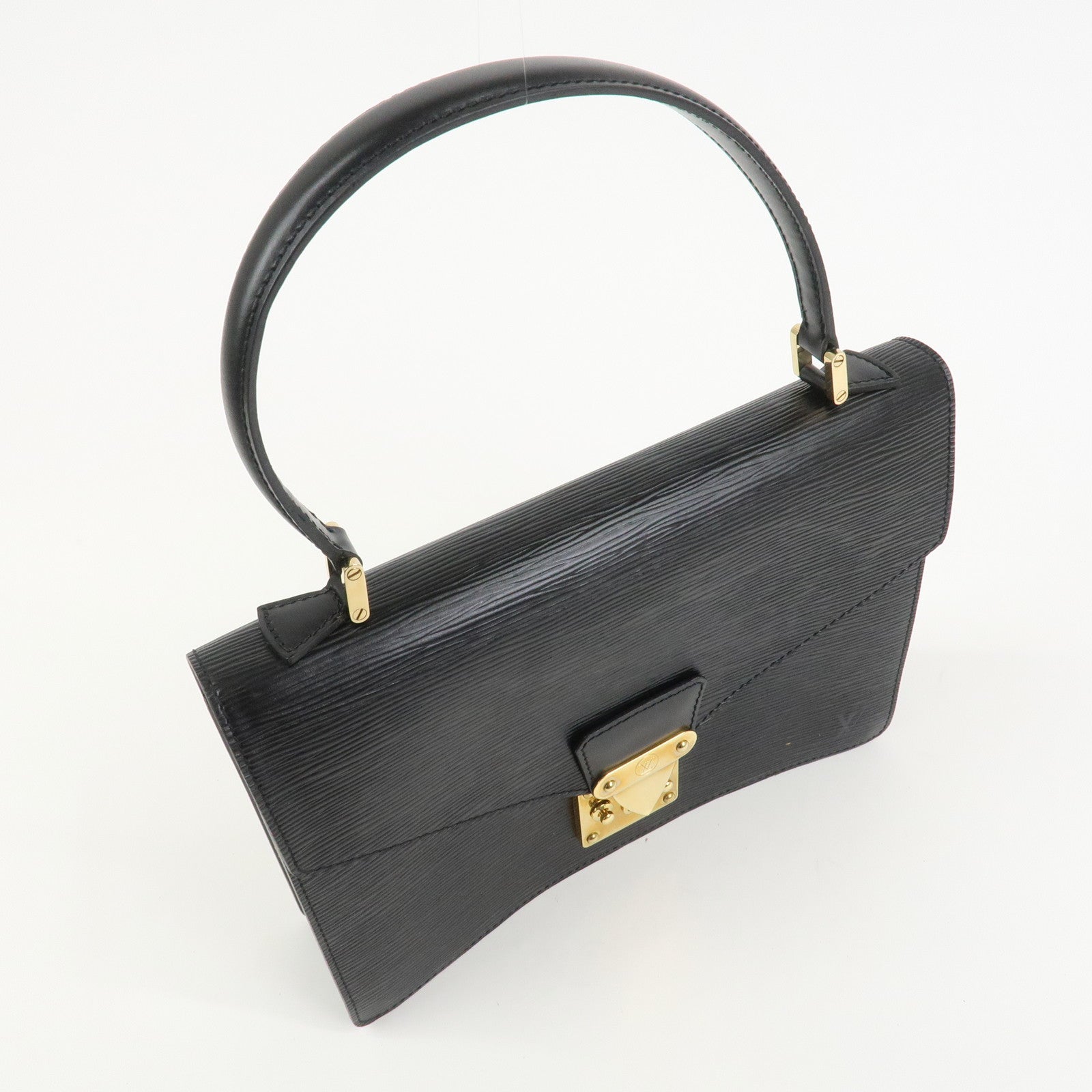 Louis Vuitton Epi Concorde Leather Hand Bag Noir Black M52132
