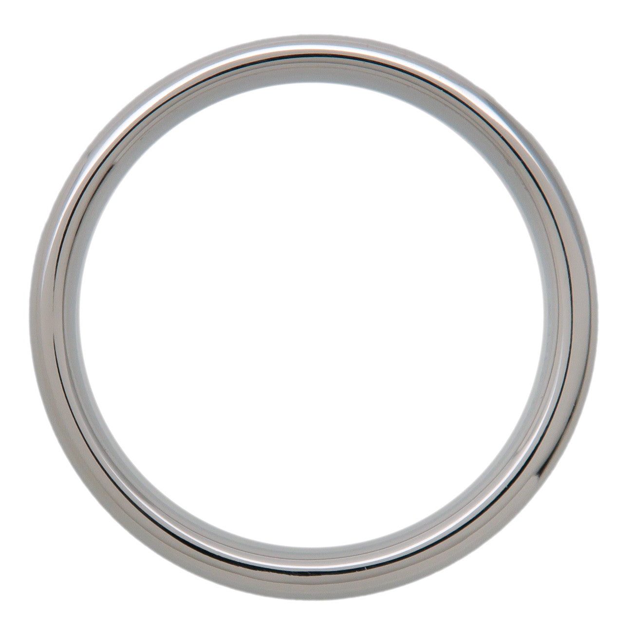 Tiffany & Co Forever Wedding Classic Band Ring PT950 Platinum US4