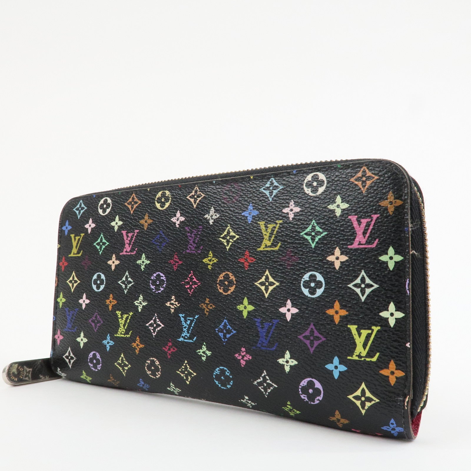Louis Vuitton Monogram Multicolor Zippy Wallet Long Wallet Noir M60243