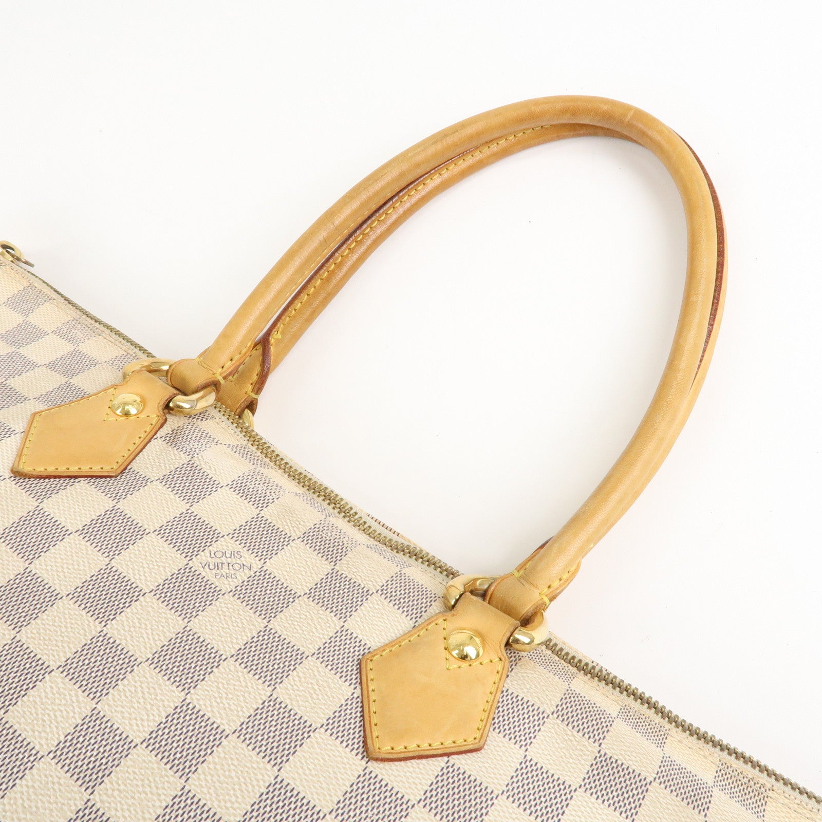 Louis Vuitton Damier Azur Saleya PM Tote Bag Hand Bag N51186