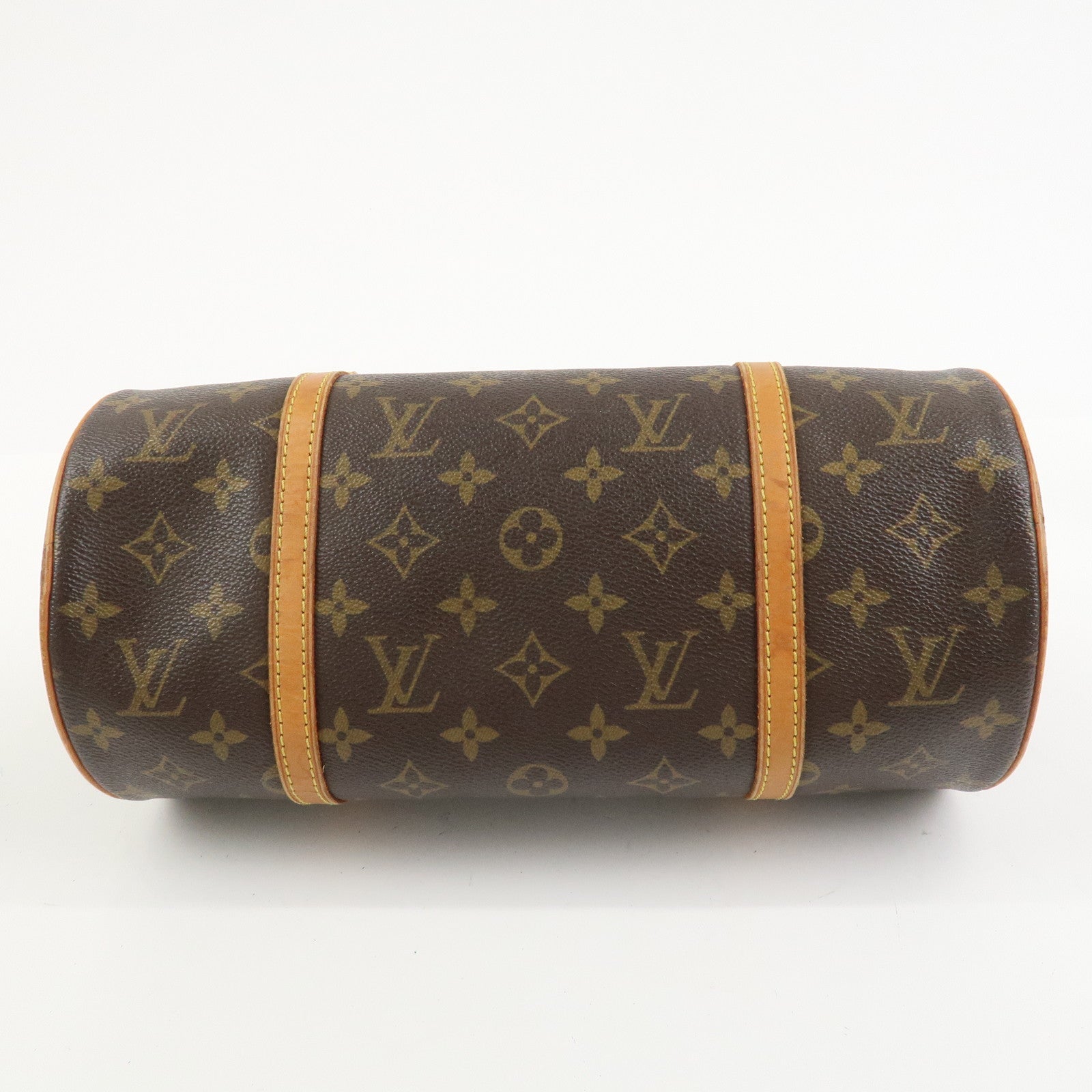 Louis Vuitton Monogram Papillon 30 Hand Bag Brown M51385