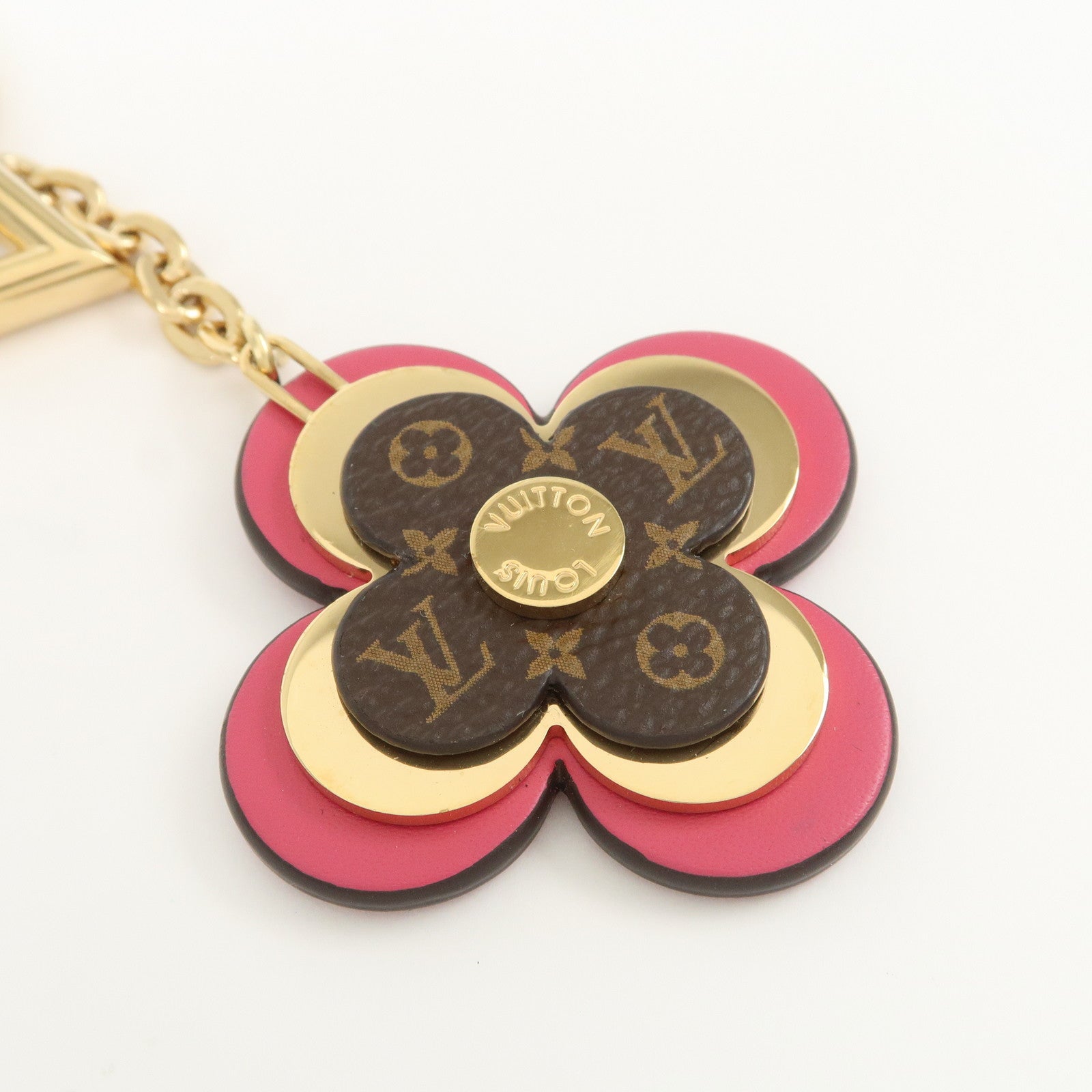 Louis Vuitton Porte Cles Blooming Flower Bag Charm Key Chain M63084