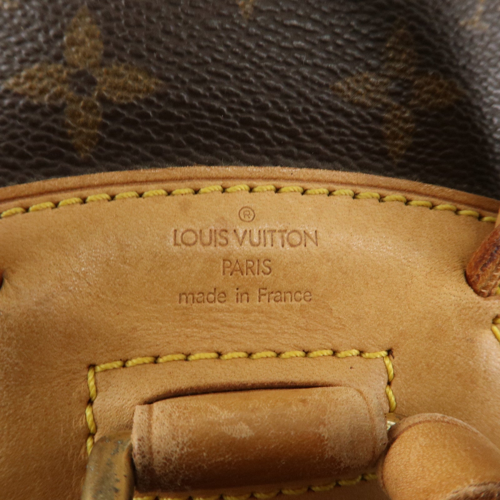 Louis Vuitton Monogram Mini Montsouris Back Pack Brown M51137 Used