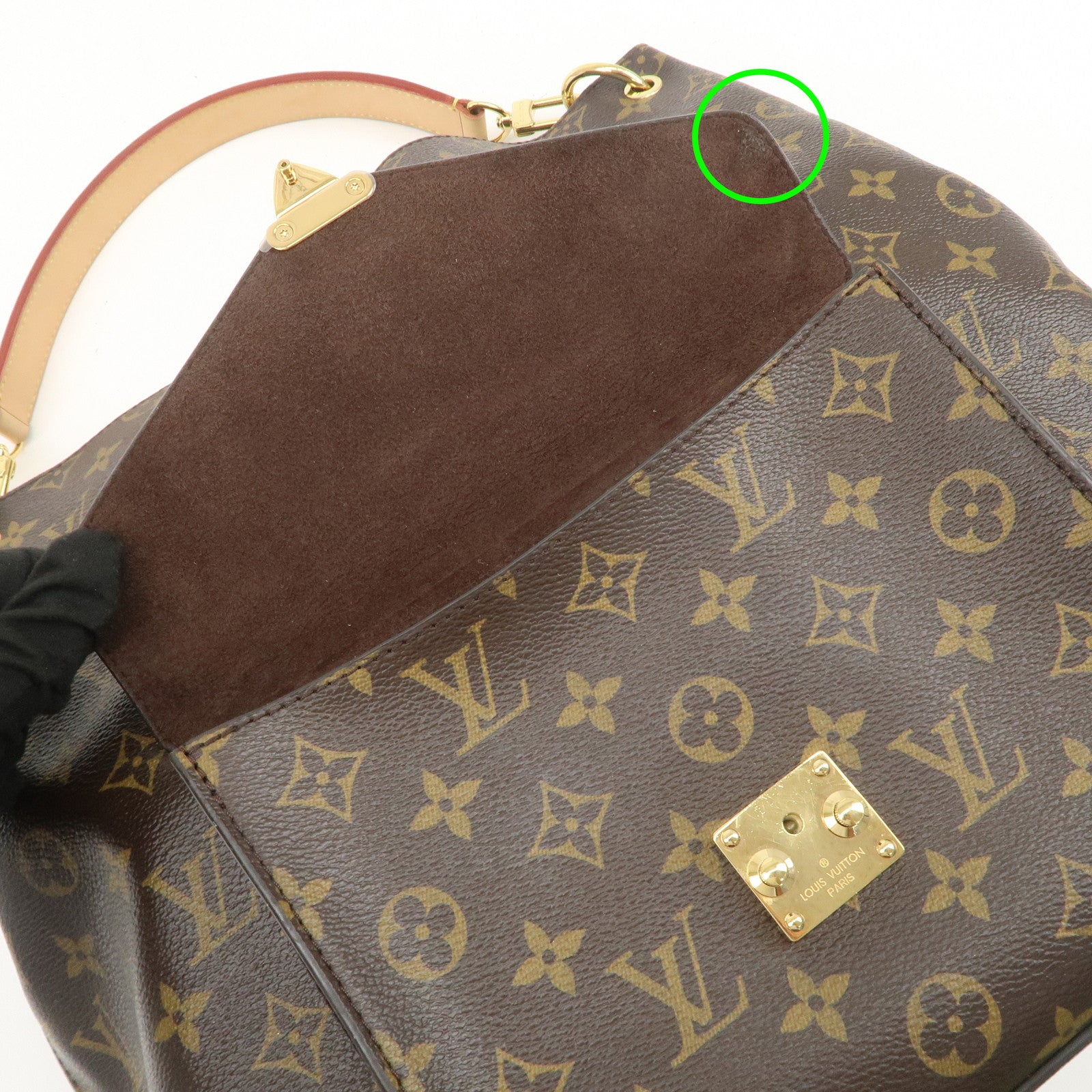 Louis Vuitton Monogram Metis Canvas Leather Shoulder Bag M40781
