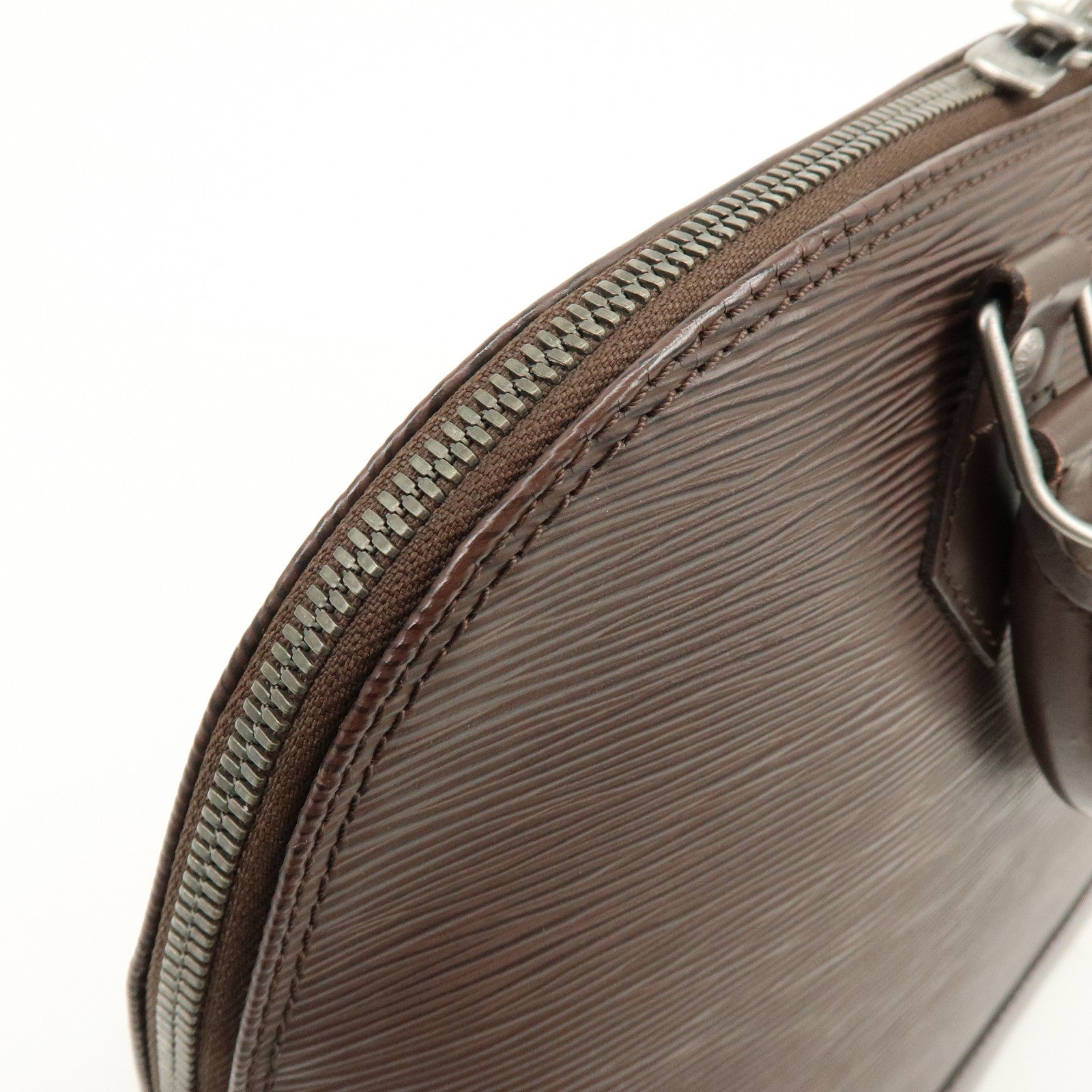 Louis Vuitton Epi Leather Alma Hand Bag Mocha M5214D