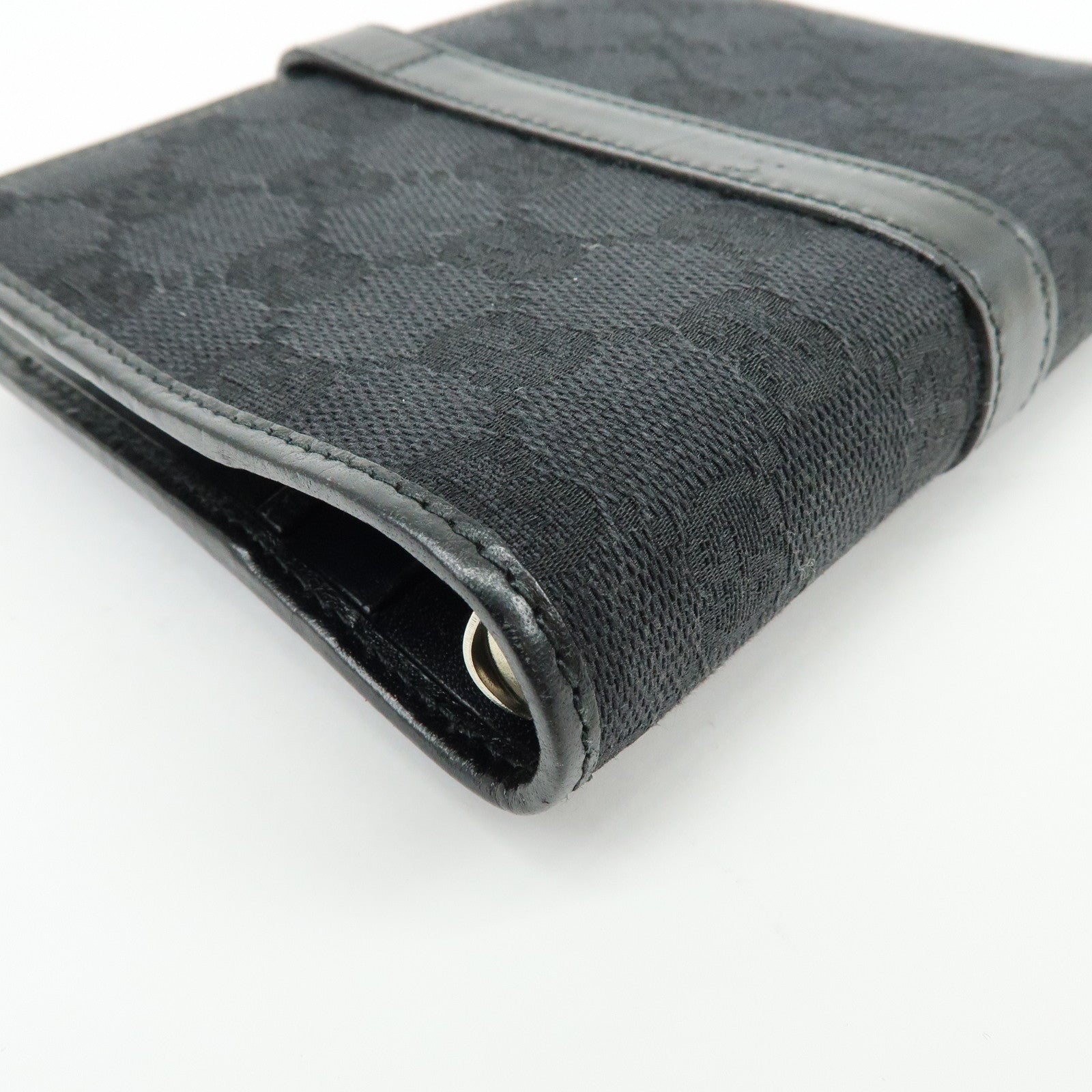 GUCCI Jackie GG Canvas Leather Agenda Planner Cover 29966.1147