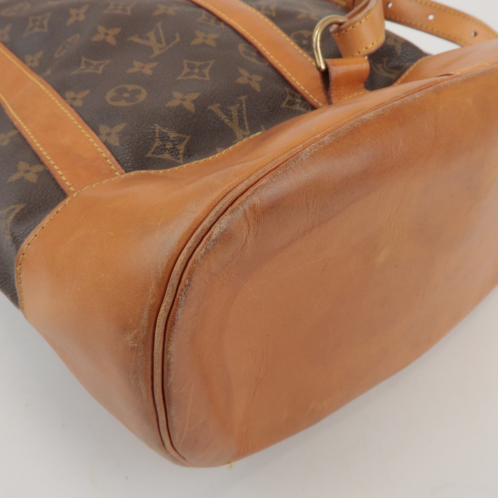 Louis Vuitton Monogram Randonnee GM Shoulder Bag Brown M42244