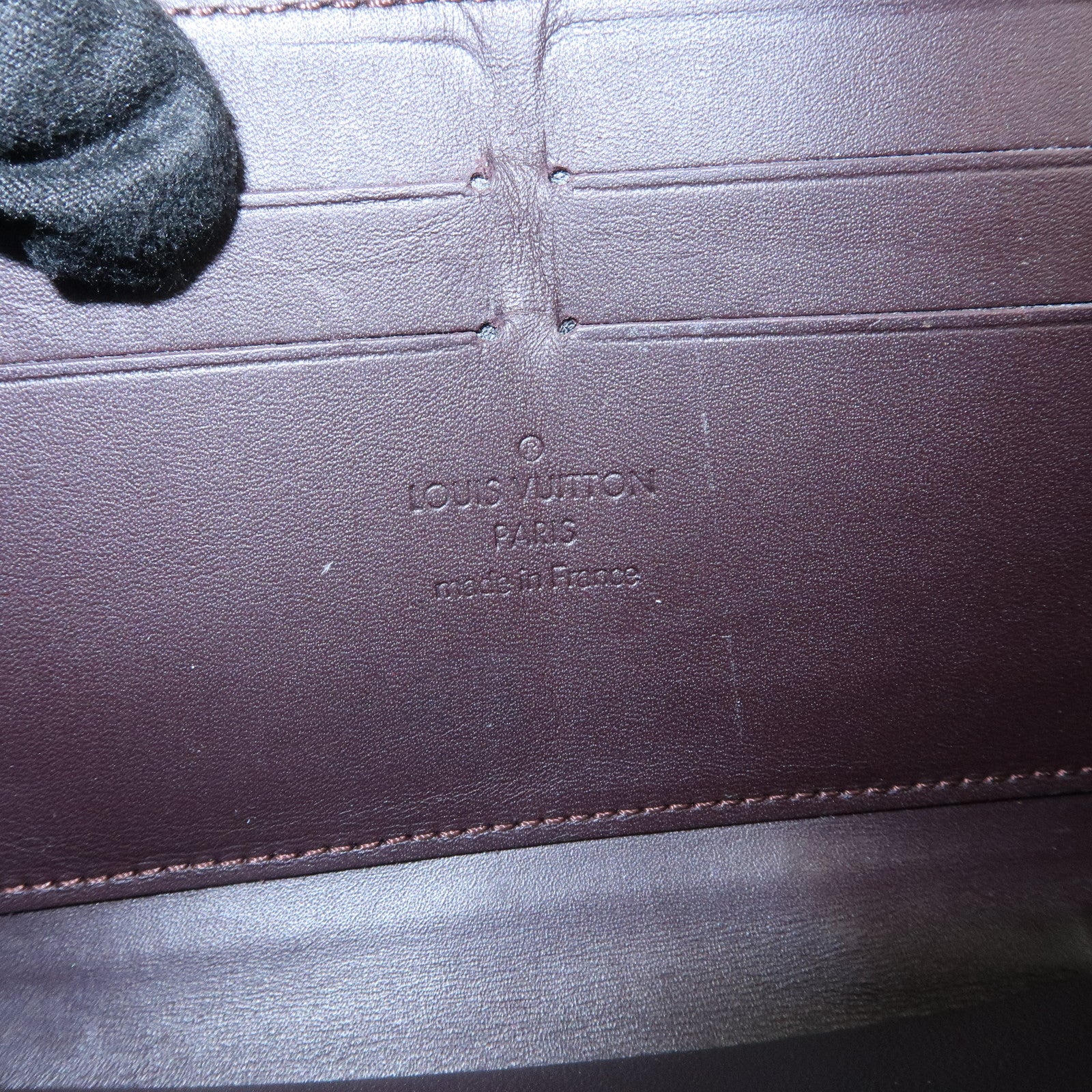 Louis Vuitton Monogram Vernis Leather Set of 2 Wallet M93522/M93575