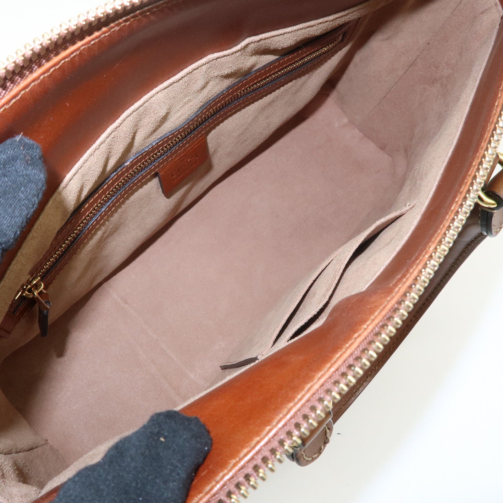 GUCCI GG Supreme GG Supreme 2WAY Bag Hand Bag Beige 409534