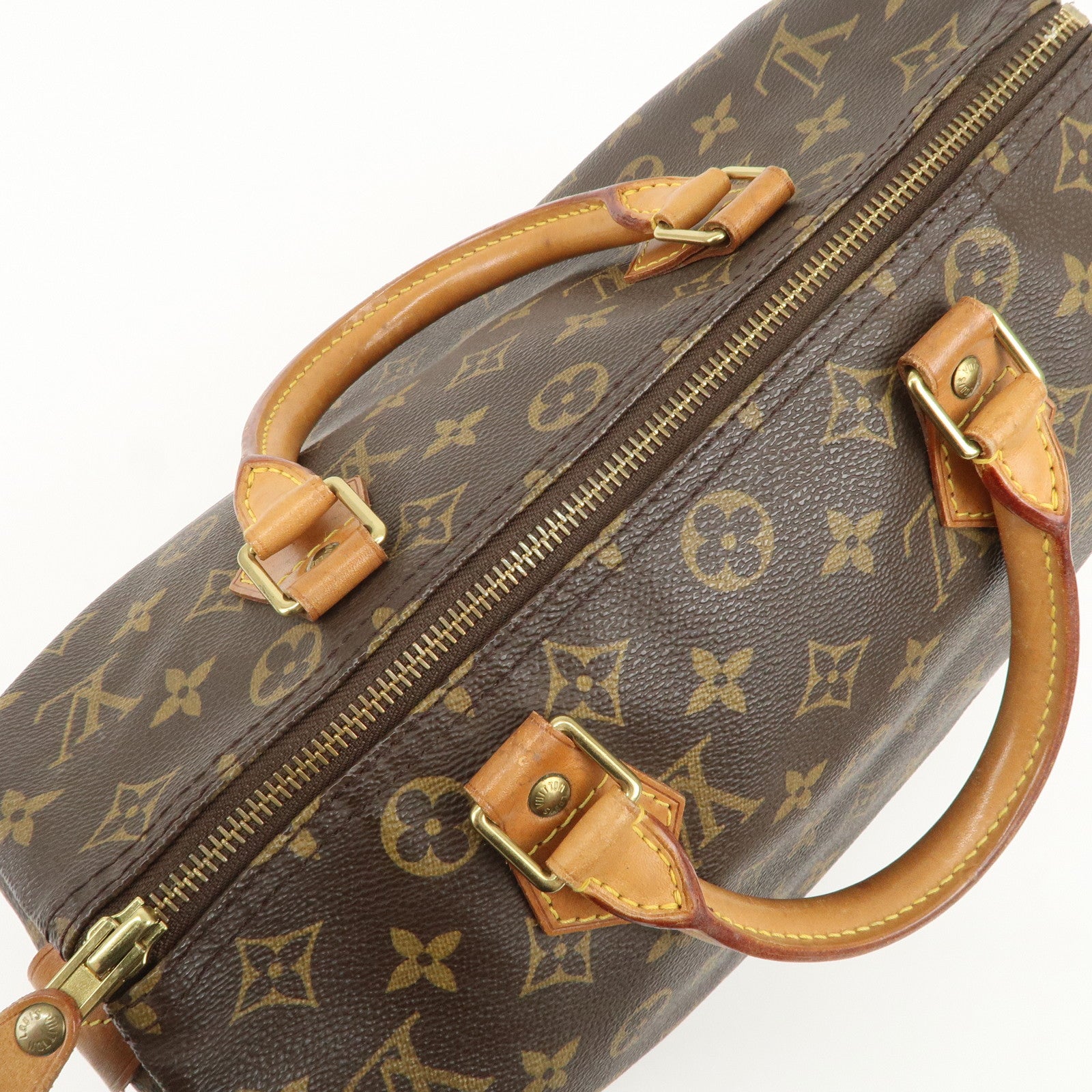 Louis Vuitton Monogram Speedy 30 Boston Bag Hand Bag Brown M41526