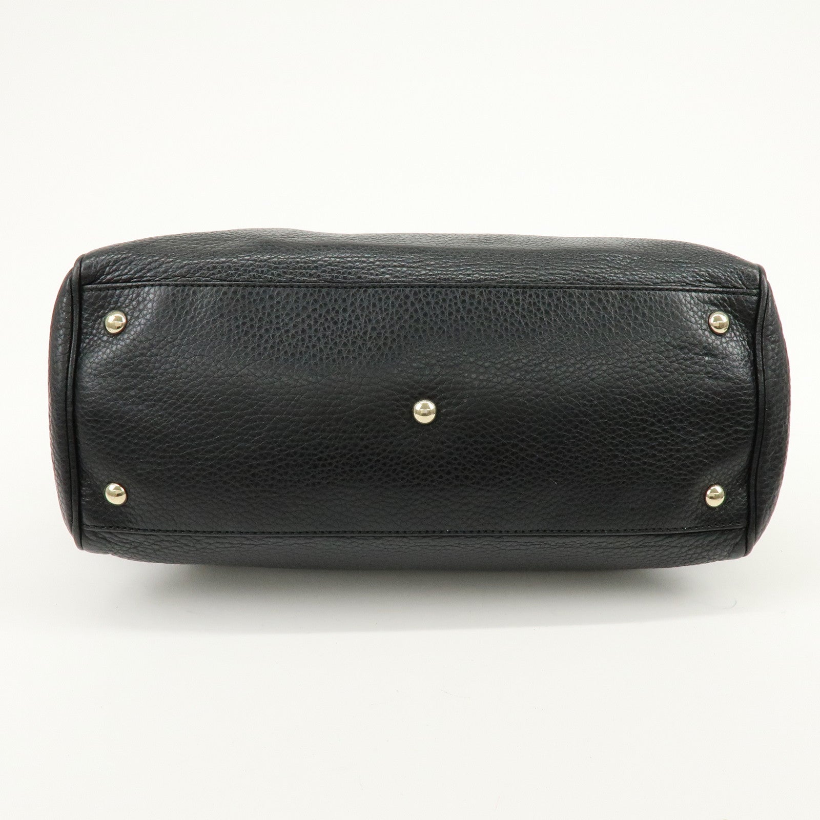 GUCCI Bamboo Leather Shopper Medium 2Way Bag Shoulder Bag 323660