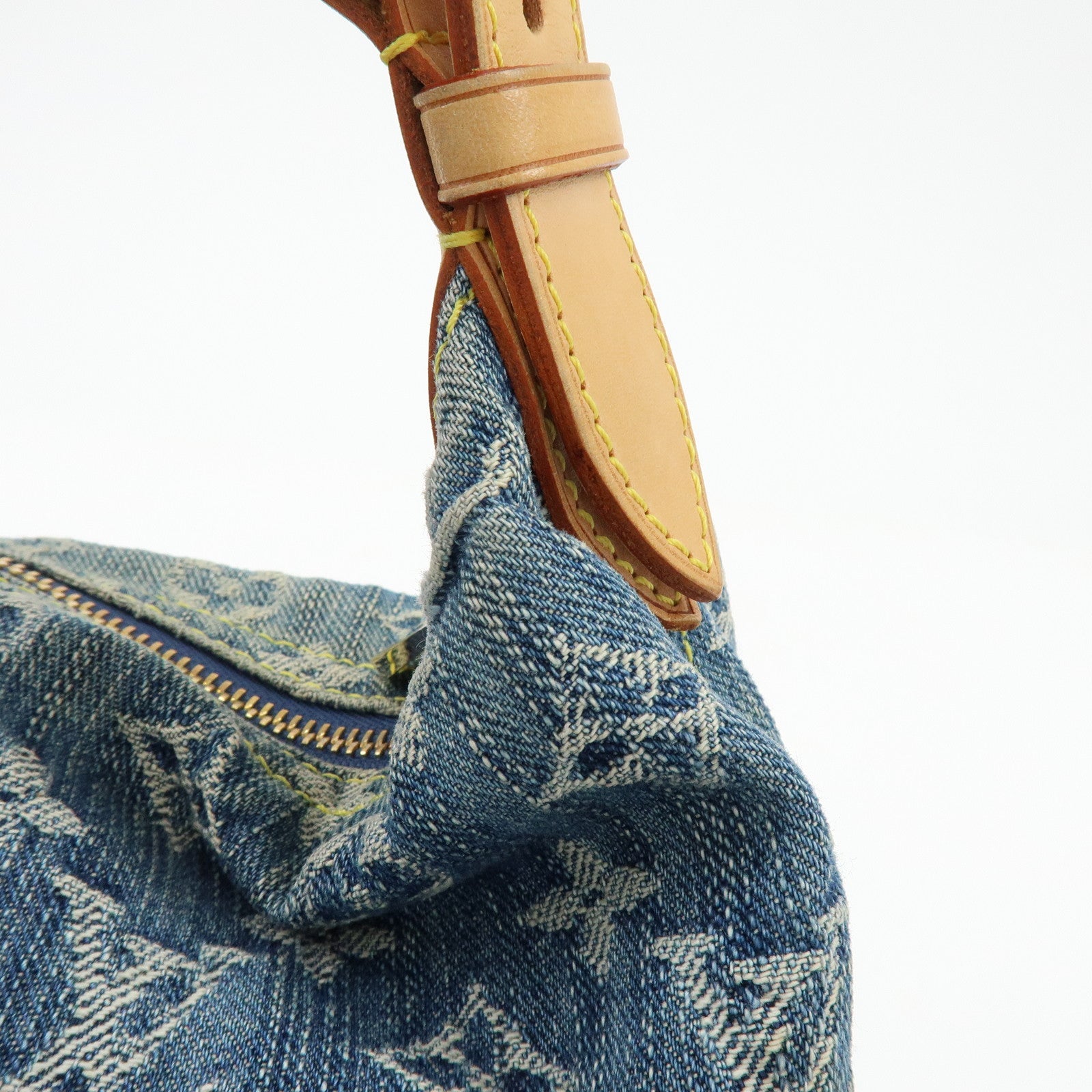 Louis Vuitton Monogram Denim Baggy PM 2Way Bag Shoulder Bag M95049