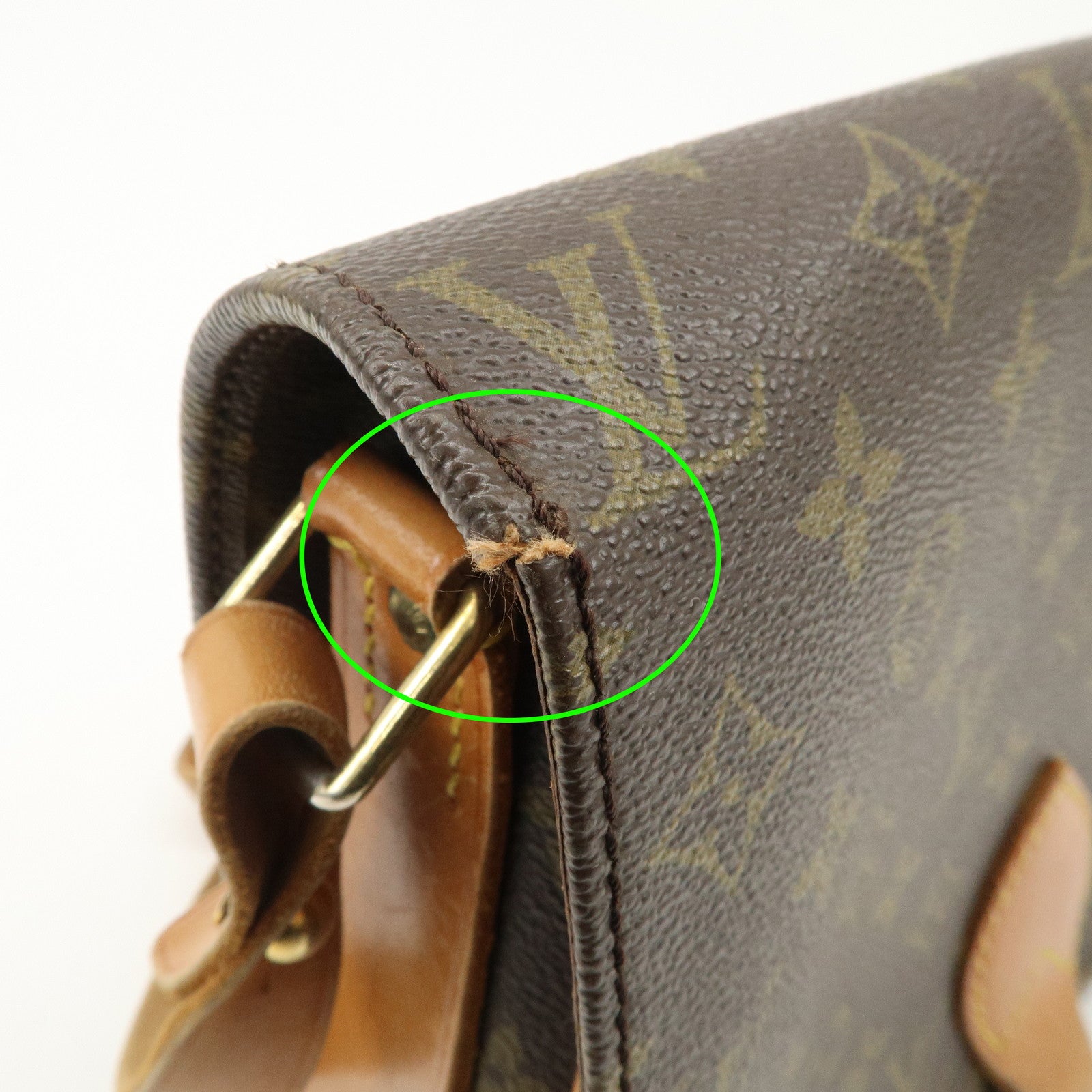 Louis Vuitton Monogram Cartouchiere 26 Shoulder Bag M51252