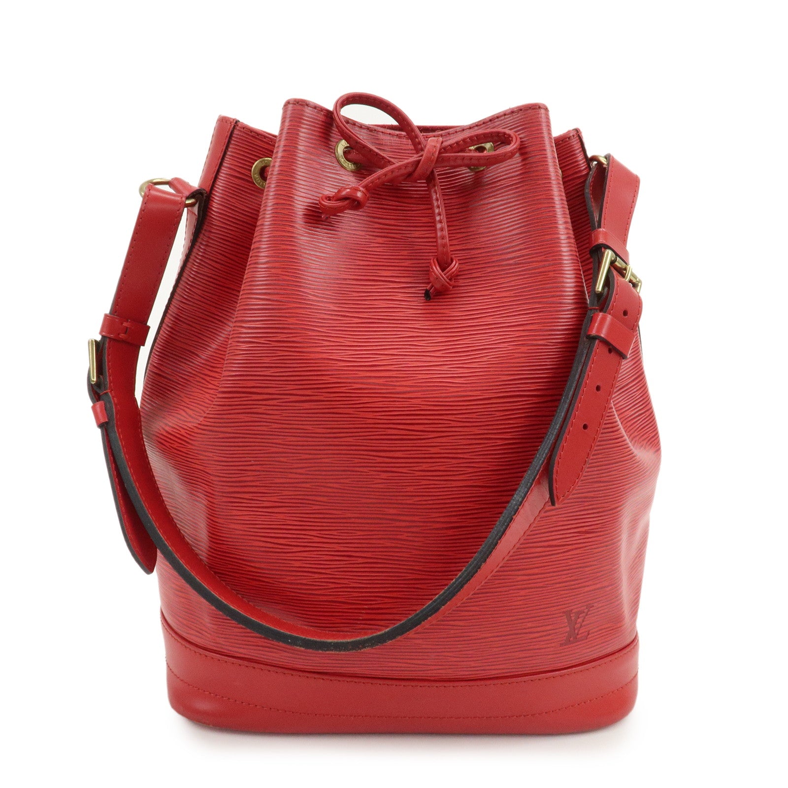 Louis Vuitton Epi Leather Noe Shoulder Bag Castilian Red M59007