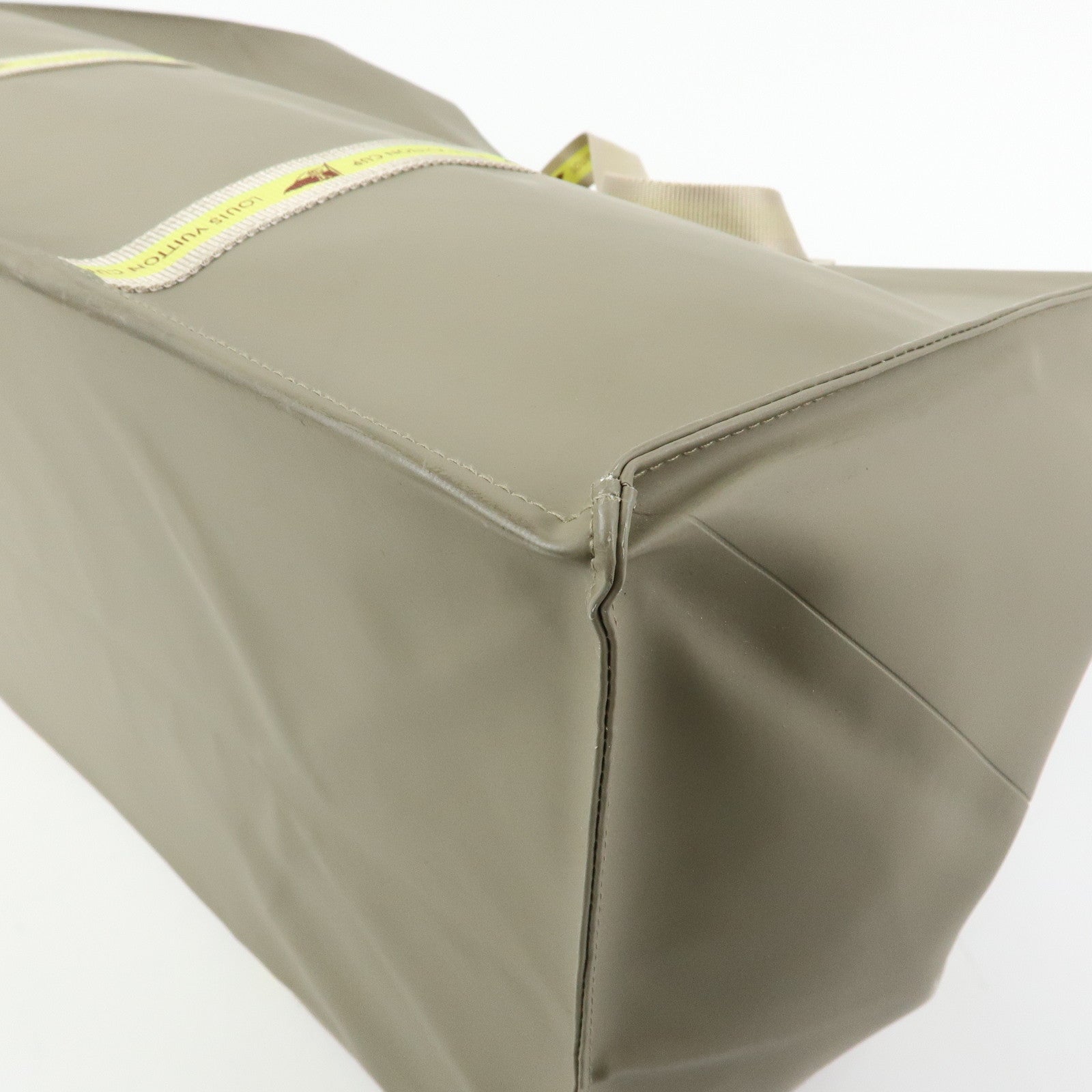 Louis Vuitton LV Cup 2003 Limited Nylon Canvas Tote Bag Gray D60181