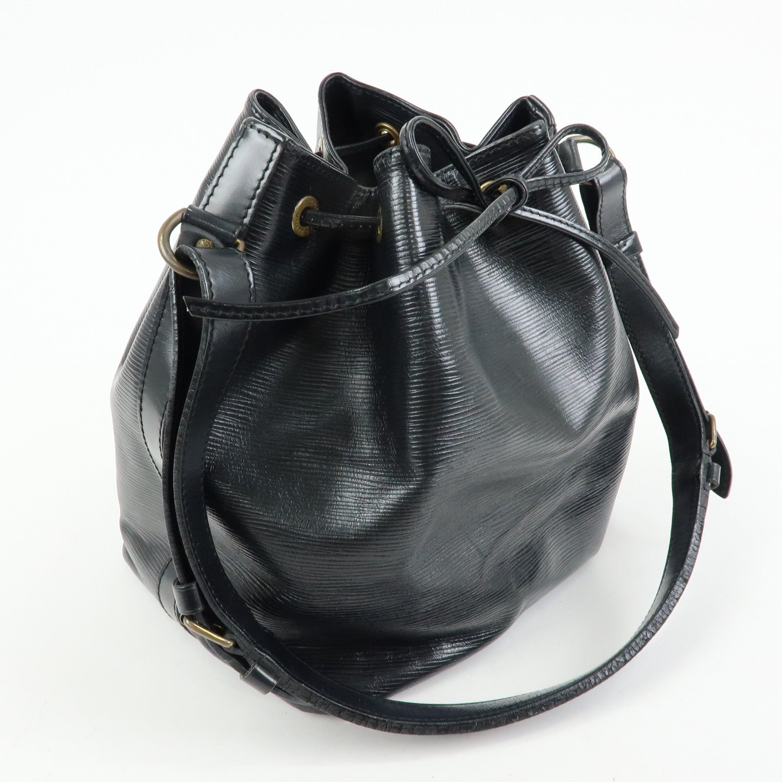 Louis Vuitton Epi Petit Noe Shoulder Bag Noir Black M44102
