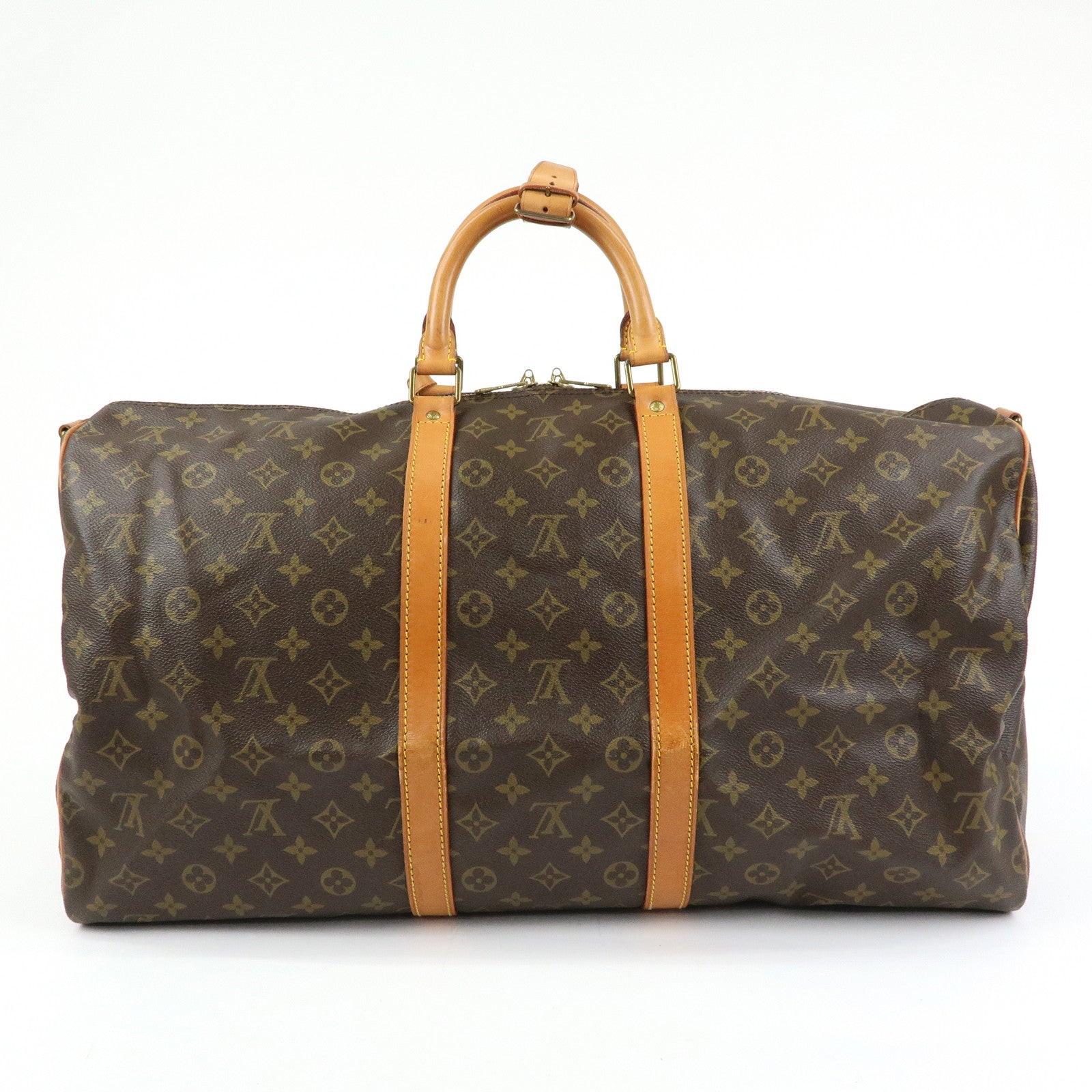 Louis Vuitton Monogram Keep All Bandouliere 55 Boston Bag M41414