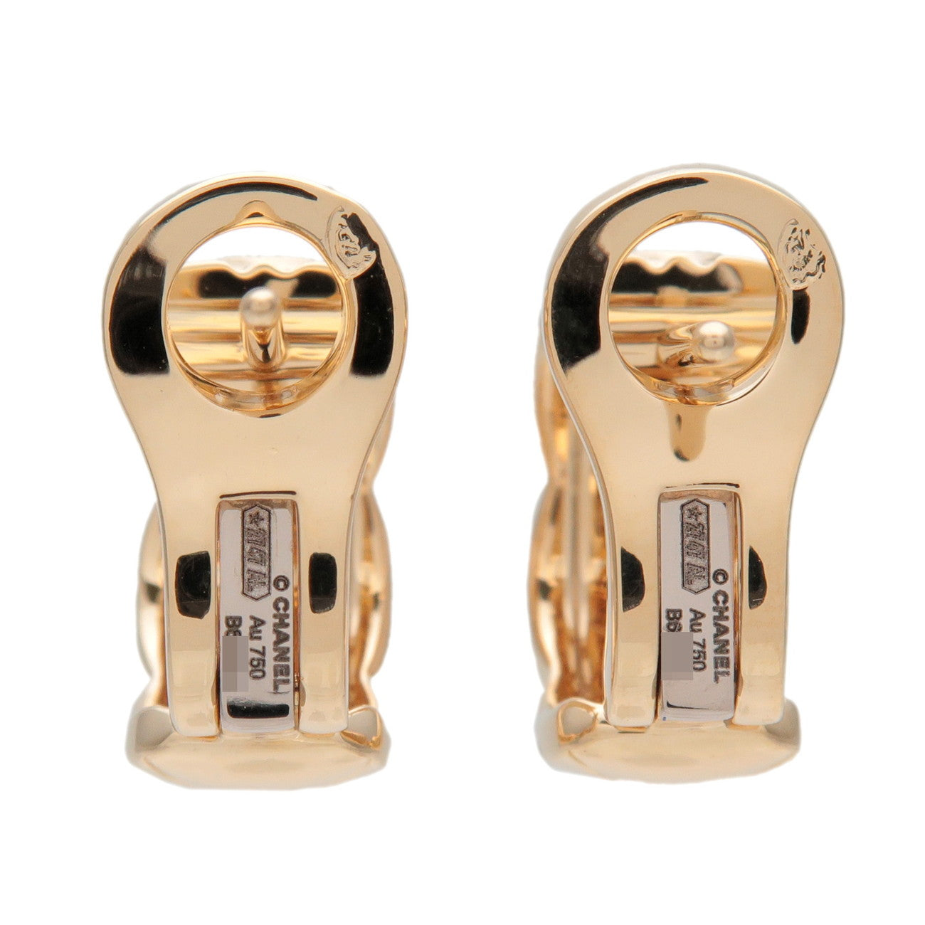 CHANEL COCO Crush Earrings K18 750YG Yellow Gold J11134