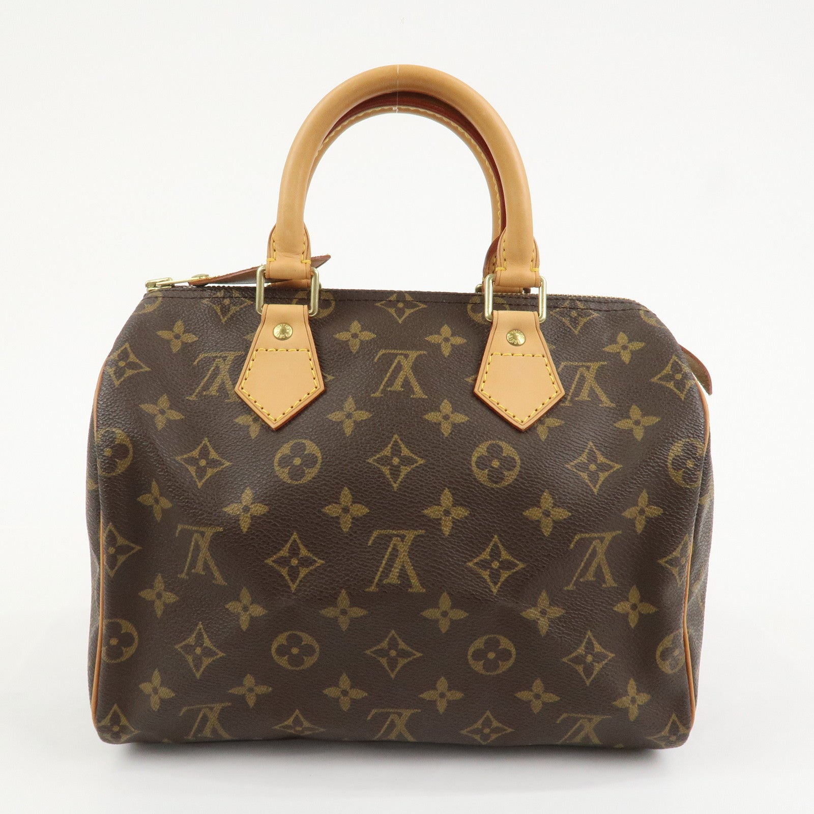 Louis Vuitton Monogram Speedy 25 Boston Bag Hand Bag Brown M41528