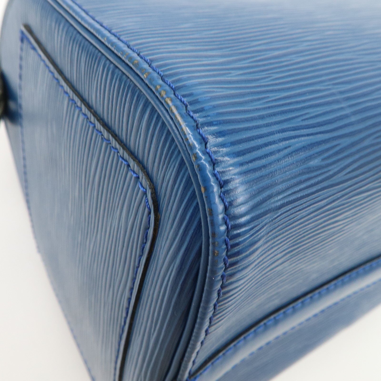 Louis Vuitton Epi Speedy 25 Hand Bag Boston Bag Blue M43015