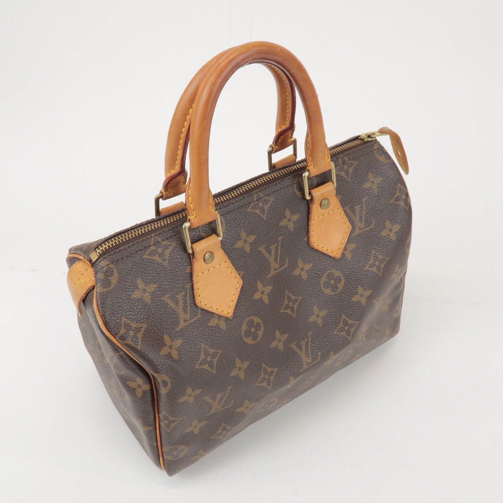 Louis Vuitton Monogram Speedy 25 Boston Bag Hand Bag Brown M41528