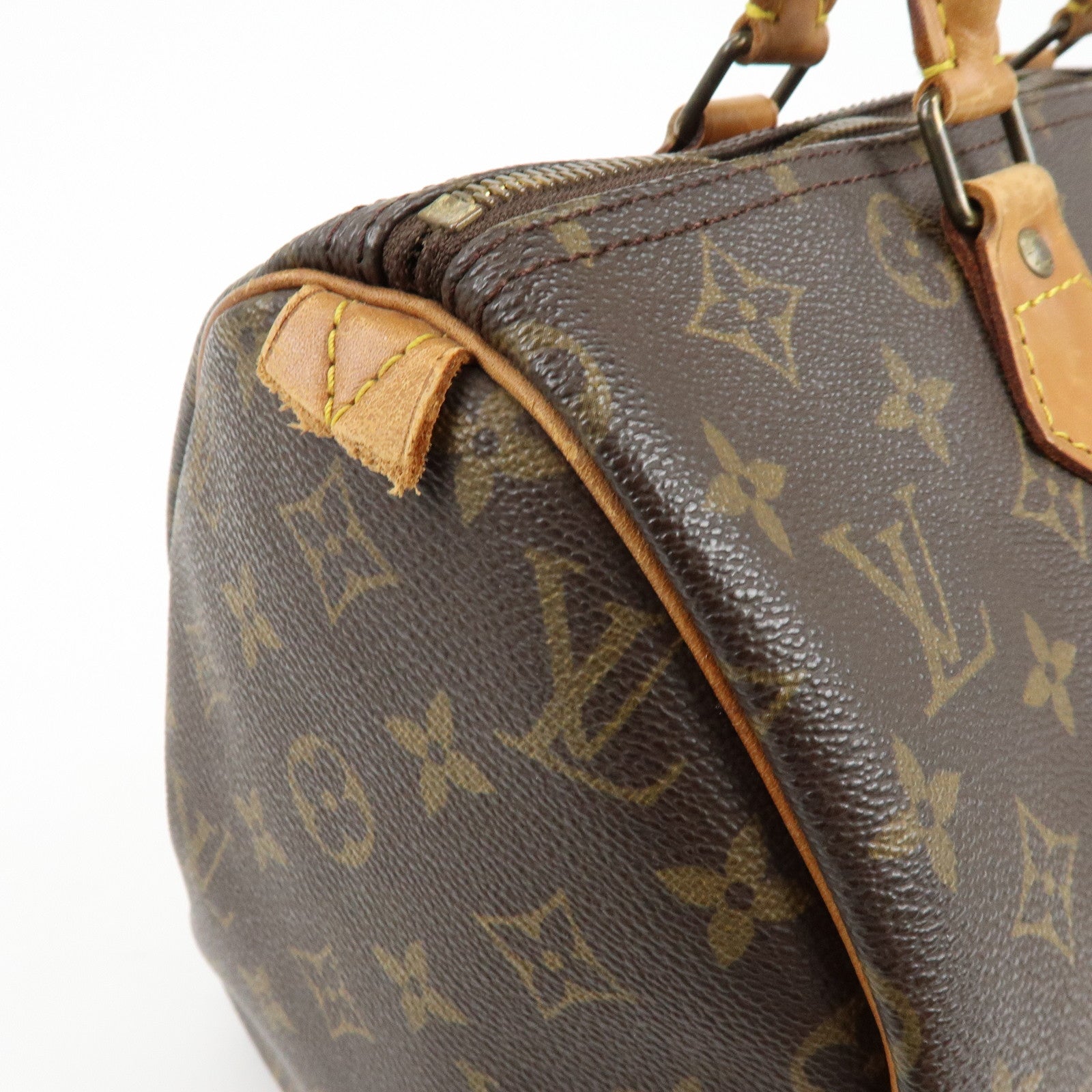 Louis Vuitton Monogram Speedy 30 Boston Bag Hand Bag Brown M41526
