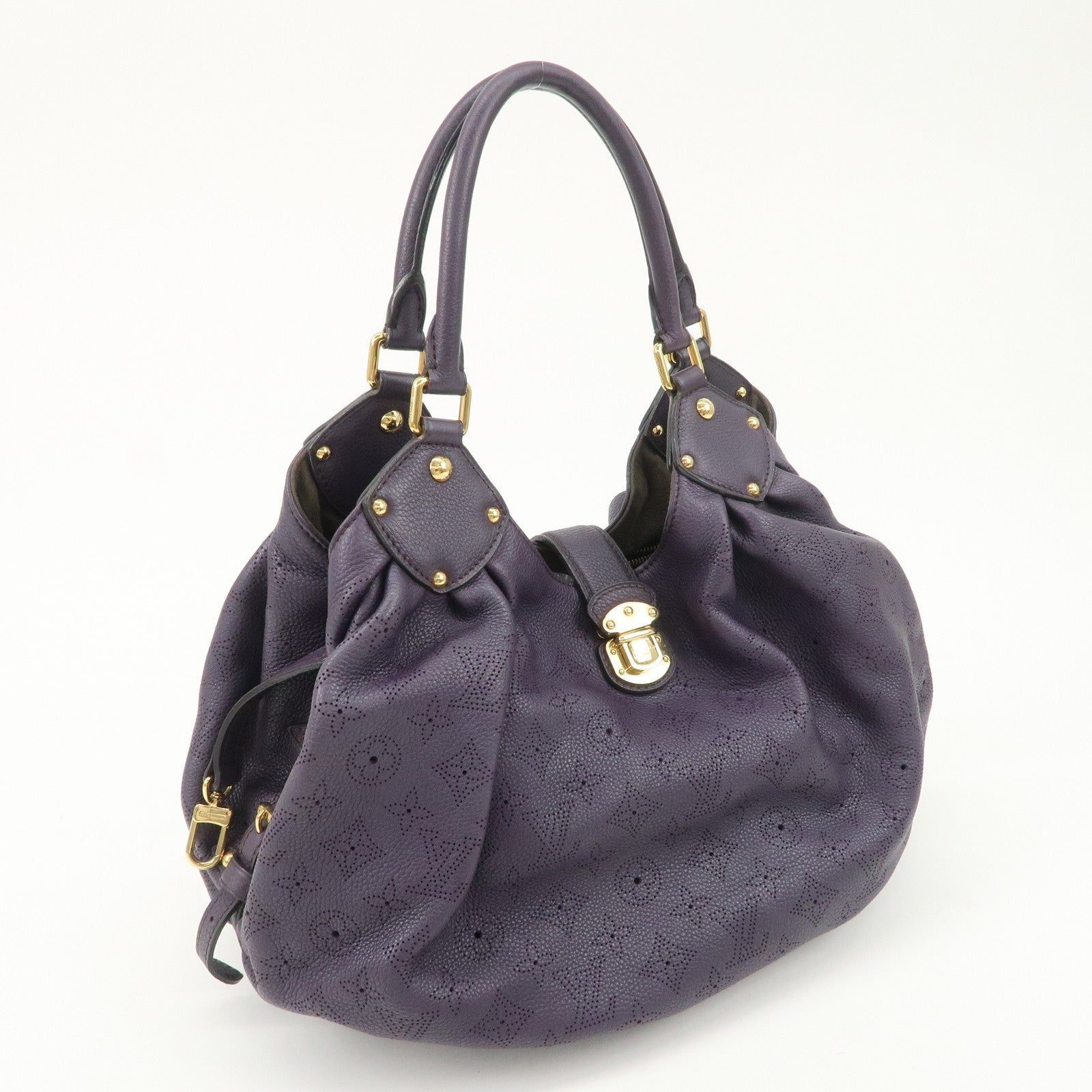 Louis Vuitton Monogram Mahina L Leather Hand Shoulder Bag M93441