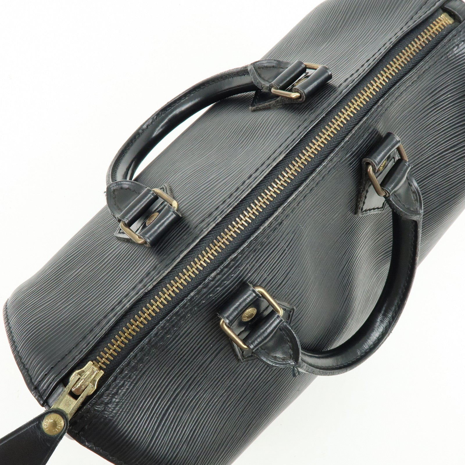 Louis Vuitton Epi Speedy 25 Boston Bag Hand Bag Noir Black M43012