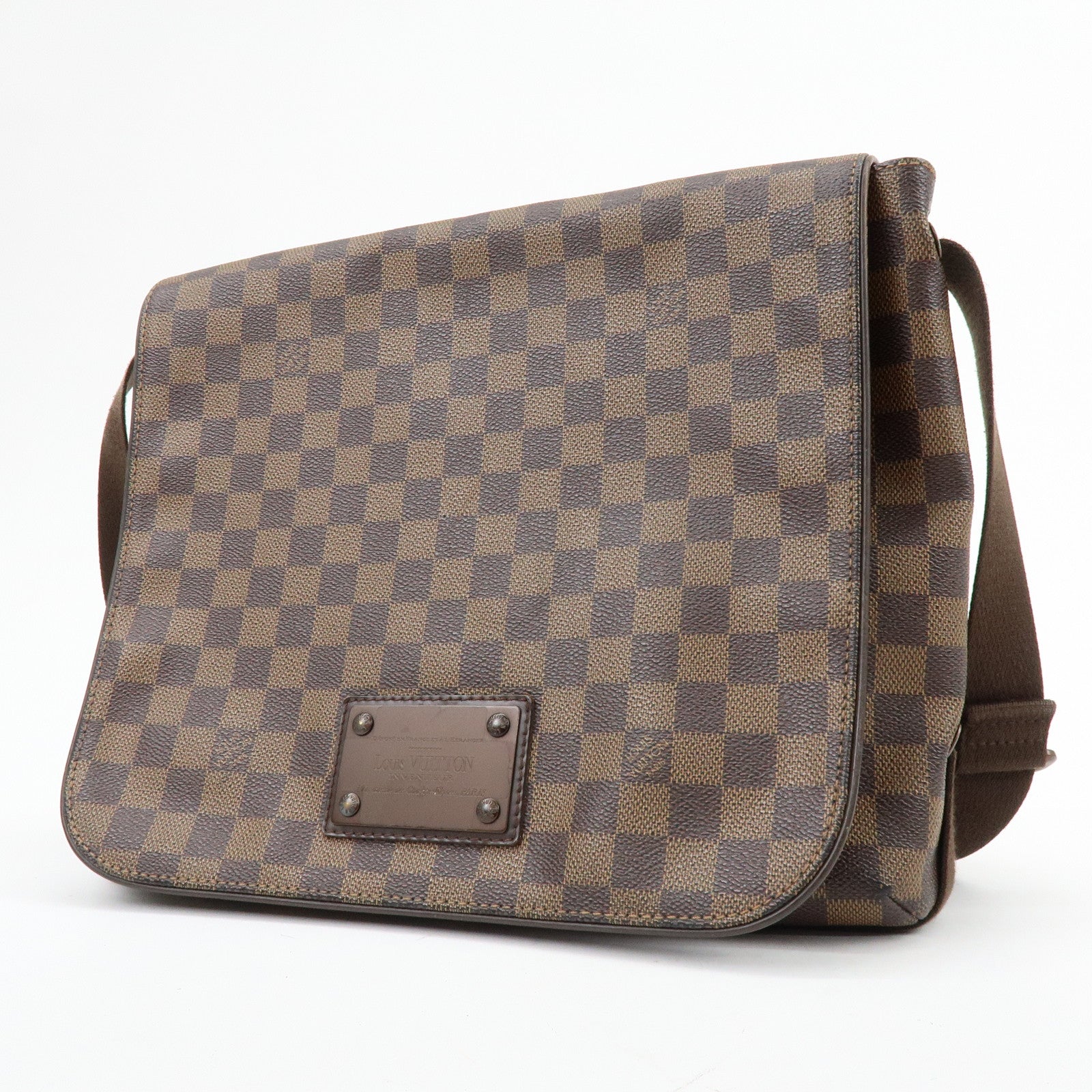 Louis Vuitton Damier Ebene Brooklyn Messenger Bag Brown N51211