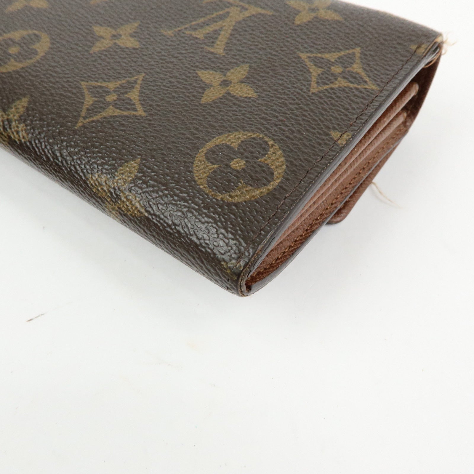 Louis Vuitton Monogram Portefeuille Sarah Long Wallet Brown M61734