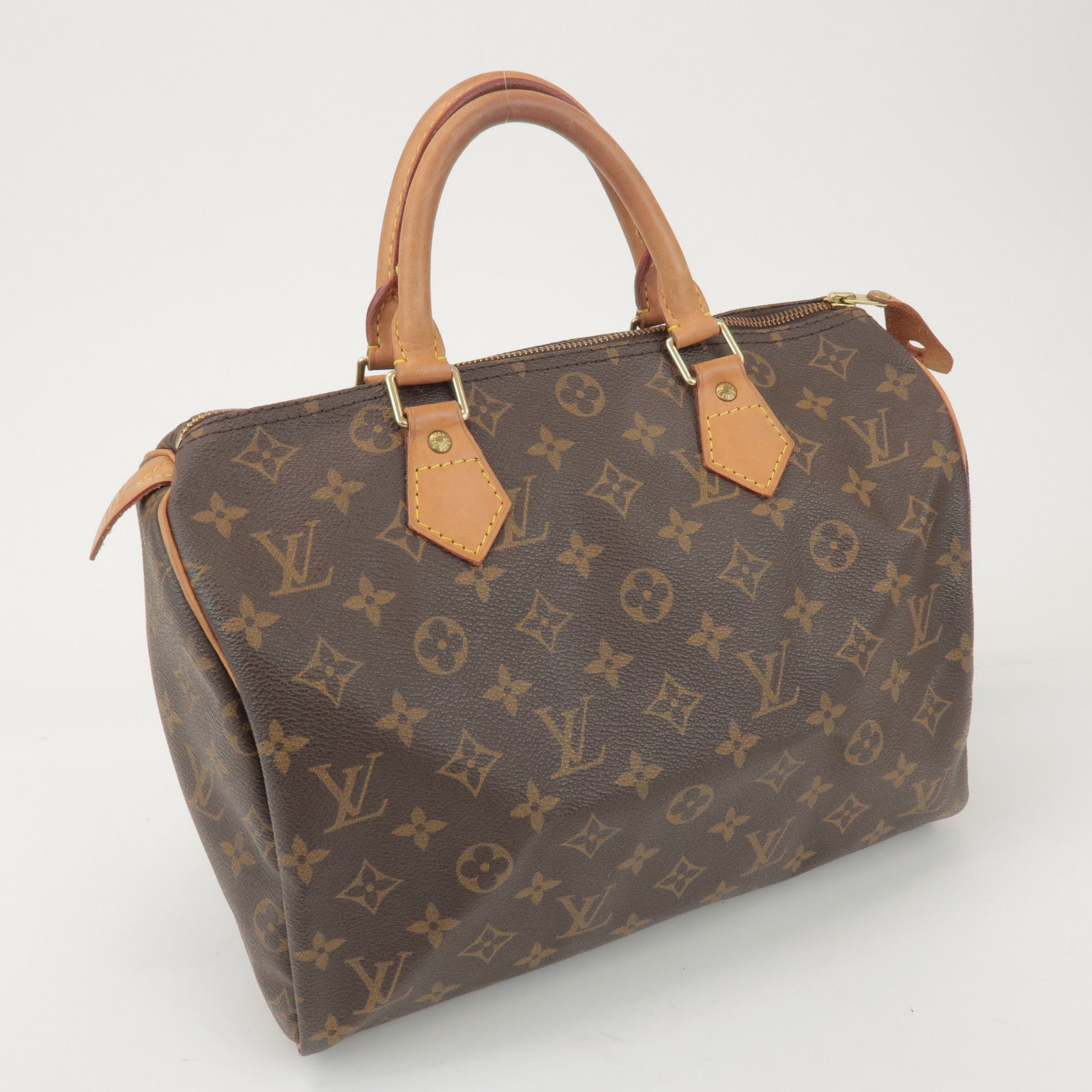 Louis Vuitton Monogram Speedy 30 Boston Bag Hand Bag Brown M41526