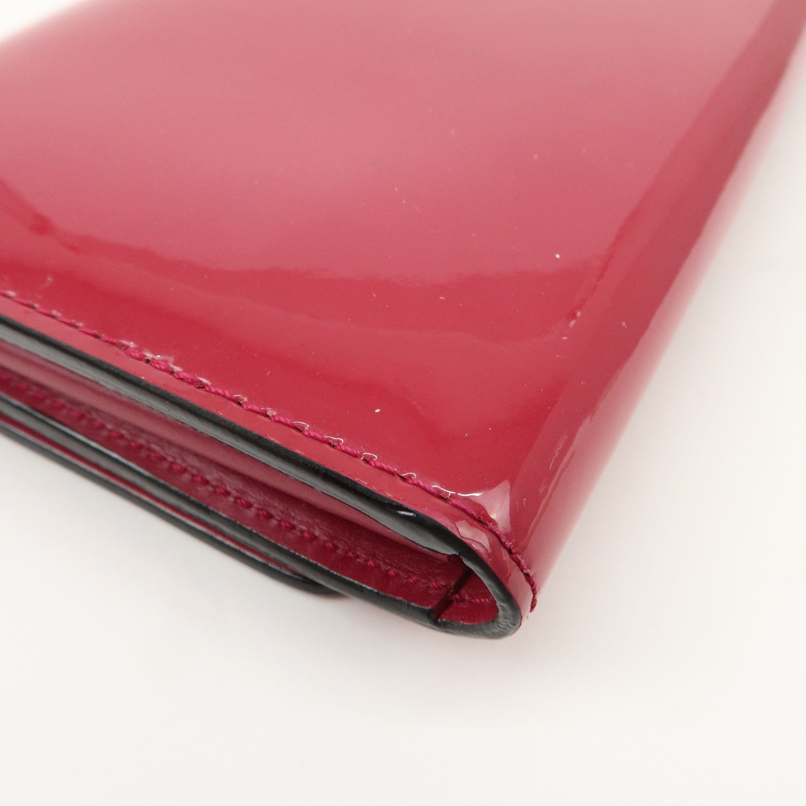 Louis Vuitton Vernis Leather Louise GM Clutch Bag Wallet Rose Indien M61317
