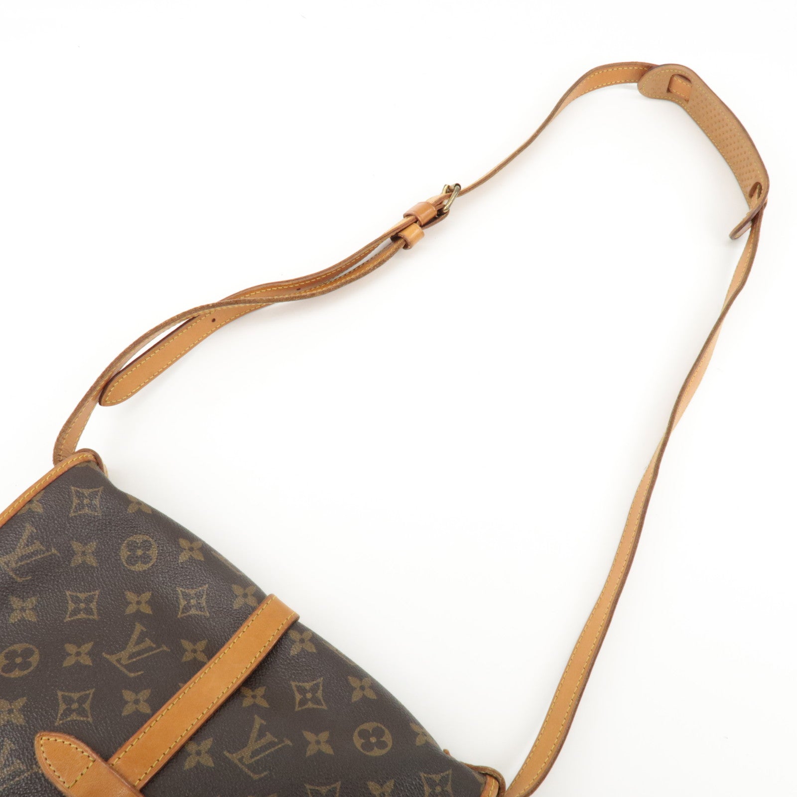 Louis Vuitton Monogram Saumur 30 Shoulder Bag Brown M42256 Used