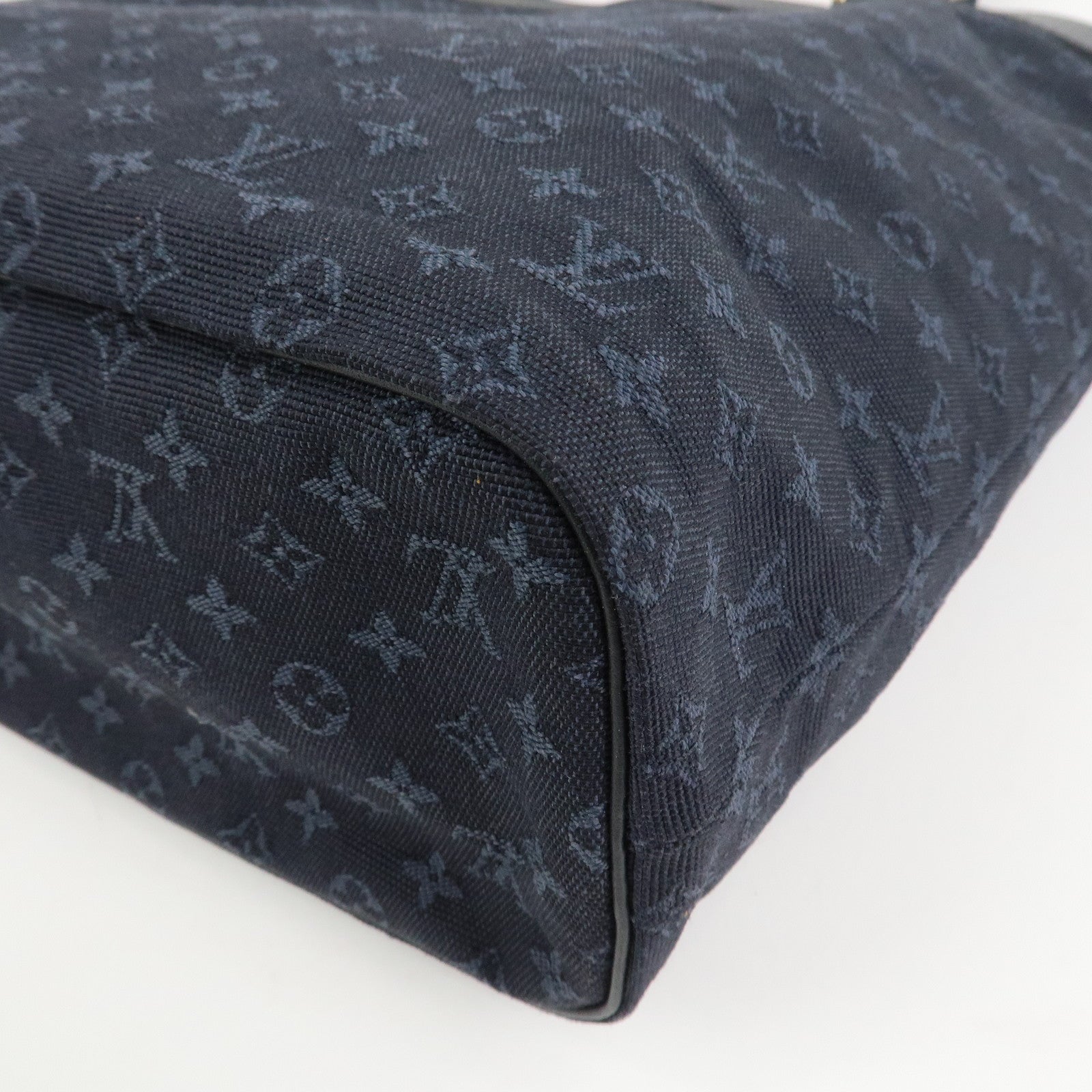 Louis Vuitton Monogram Mini Canvas Lucille GM Tote Bag Blue M92679