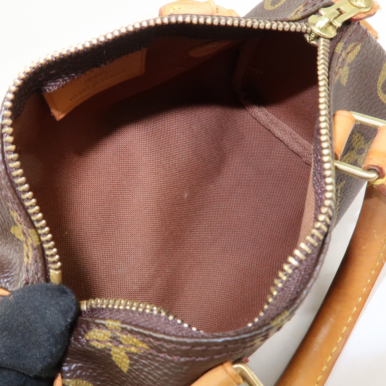 Louis Vuitton Monogram Canvas Mini Speedy Mini Boston Bag M41534