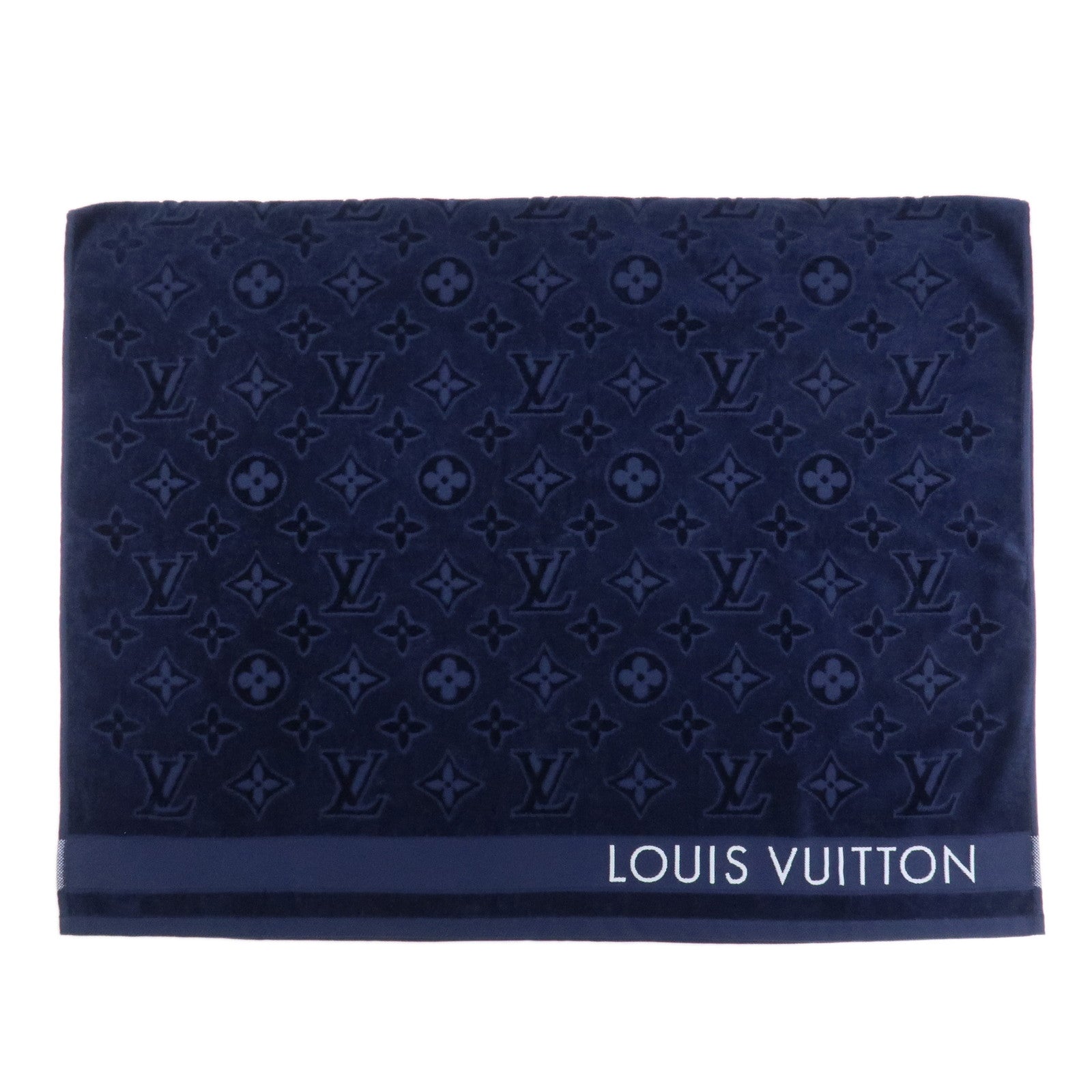 Louis Vuitton Monogram Cotton 100％ LV Vacation Beach Towel M77781