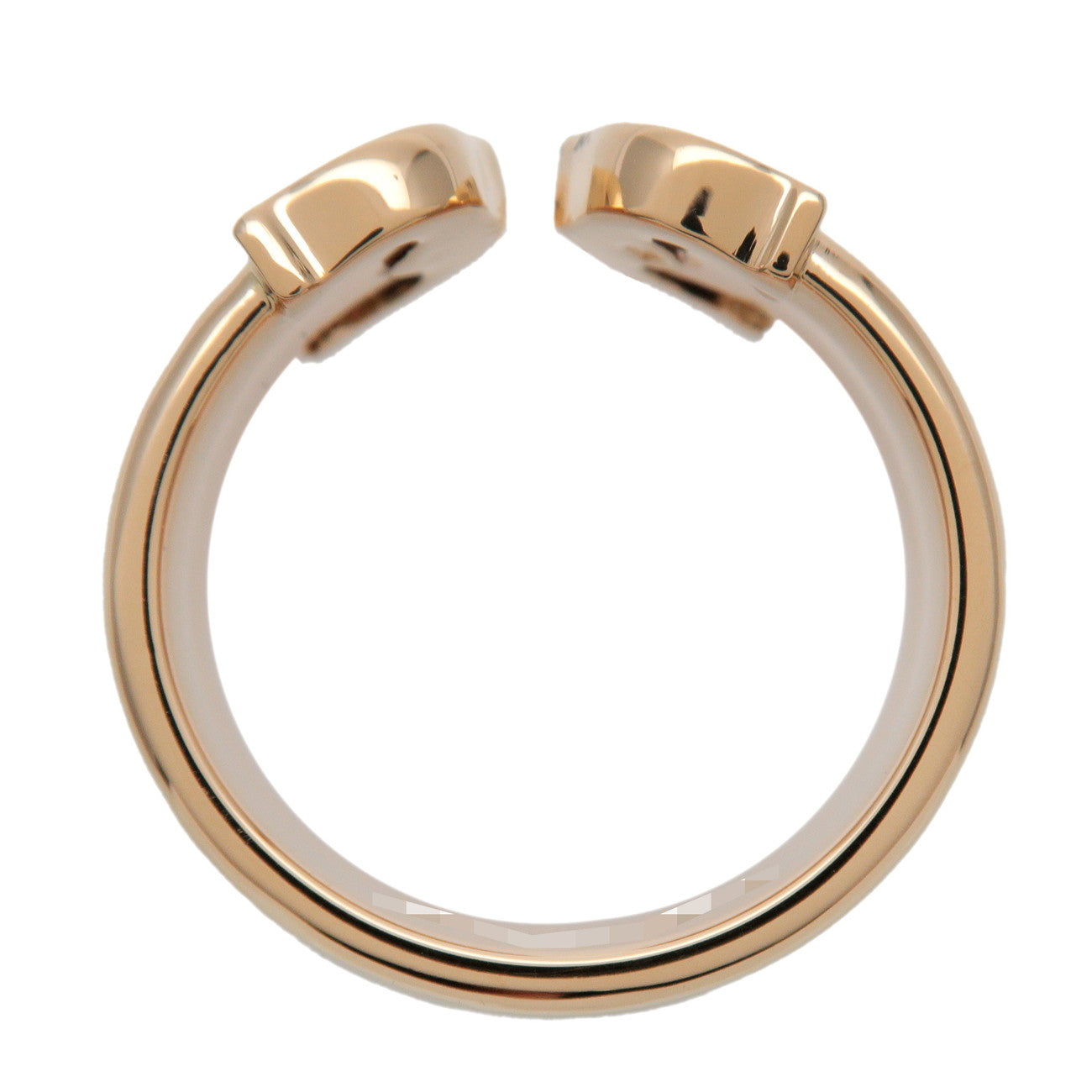 Cartier 2C Trinity Ring K18 750YG/WG/PG Gold #52 US6.5 EU52 HK14