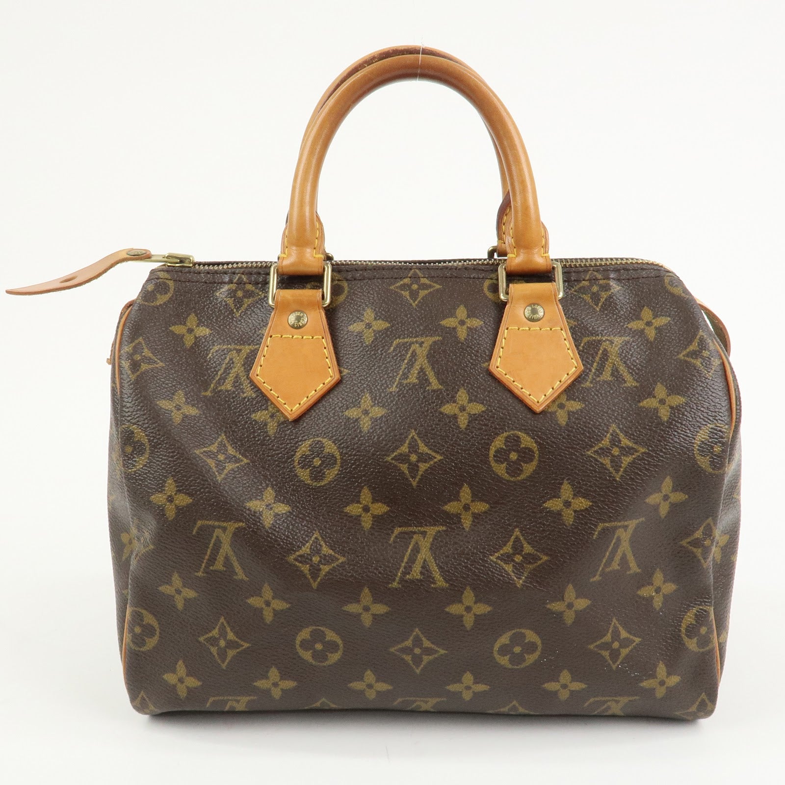 Louis Vuitton Monogram Speedy 25 Boston Bag Hand Bag Brown M41528