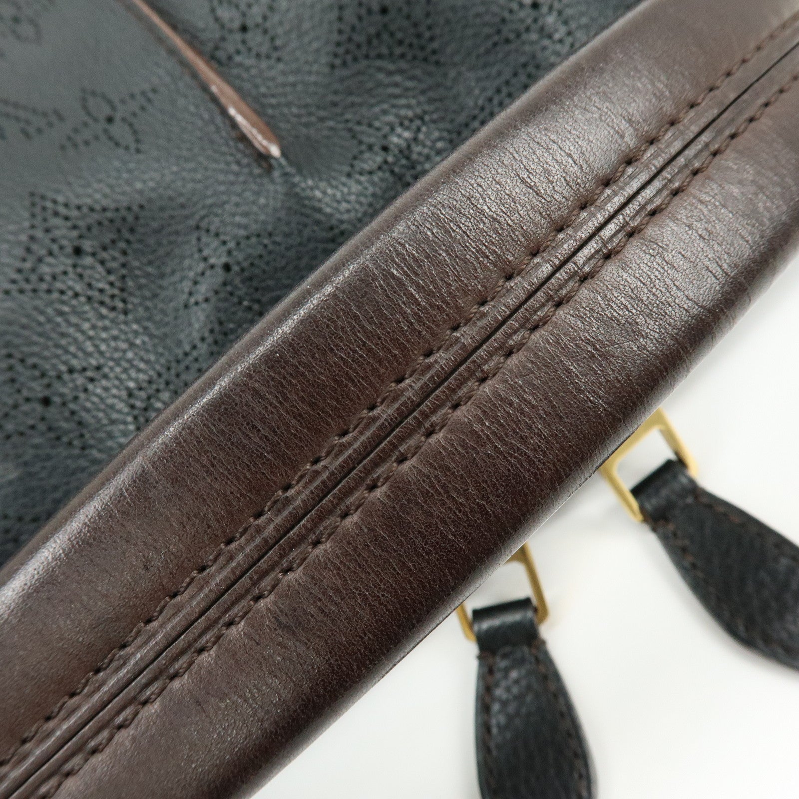 Louis Vuitton Monogram Mahina Selene MM 2Way Hand Bag Noir M93987