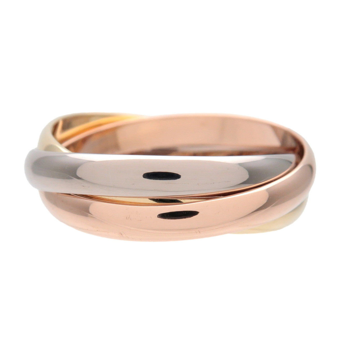 Cartier Trinity Ring SM K18 750YG/WG/PG #53 US6.5 EU53 HK14.5